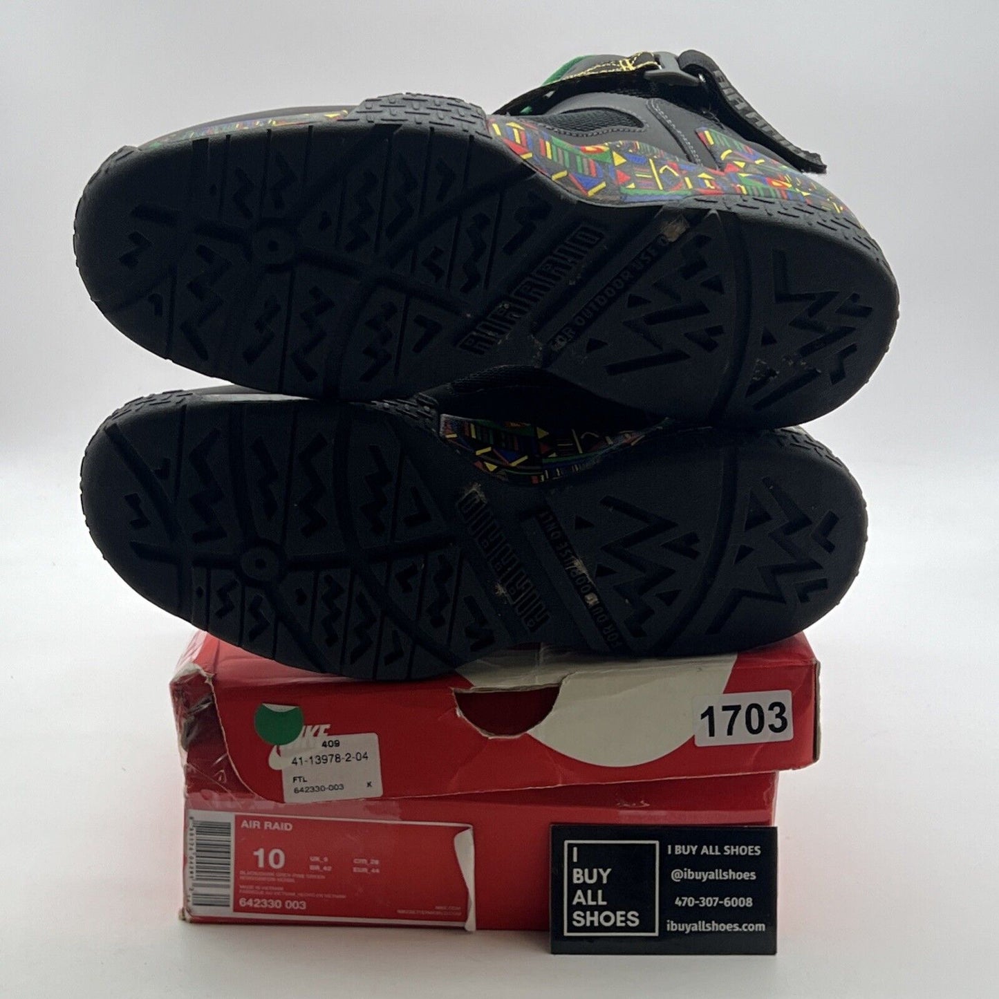 Size 10 - Nike Air Raid Peace - (642330-003)