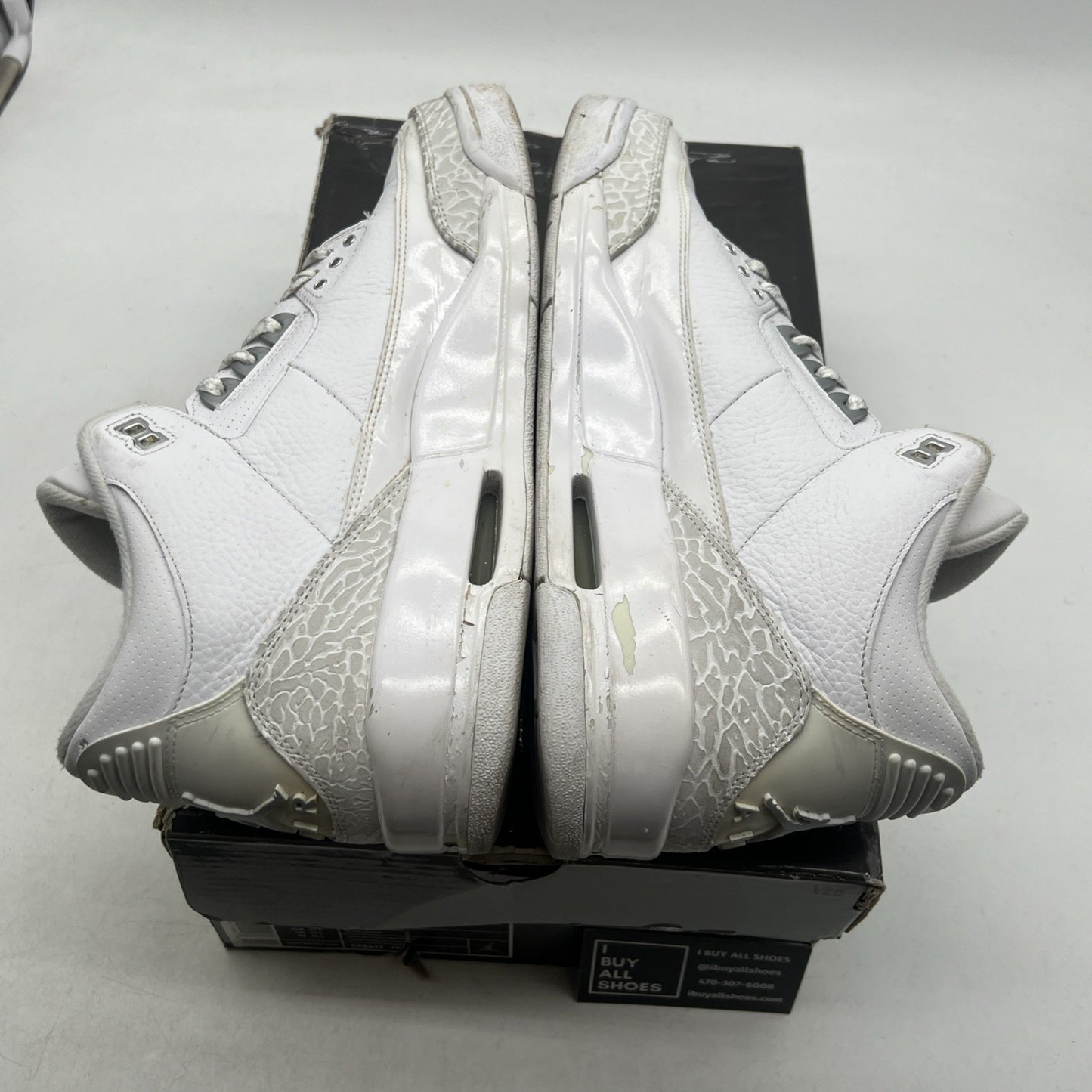Size 11.5 - Air Jordan 3 Retro Silver Anniversary (398613-102)