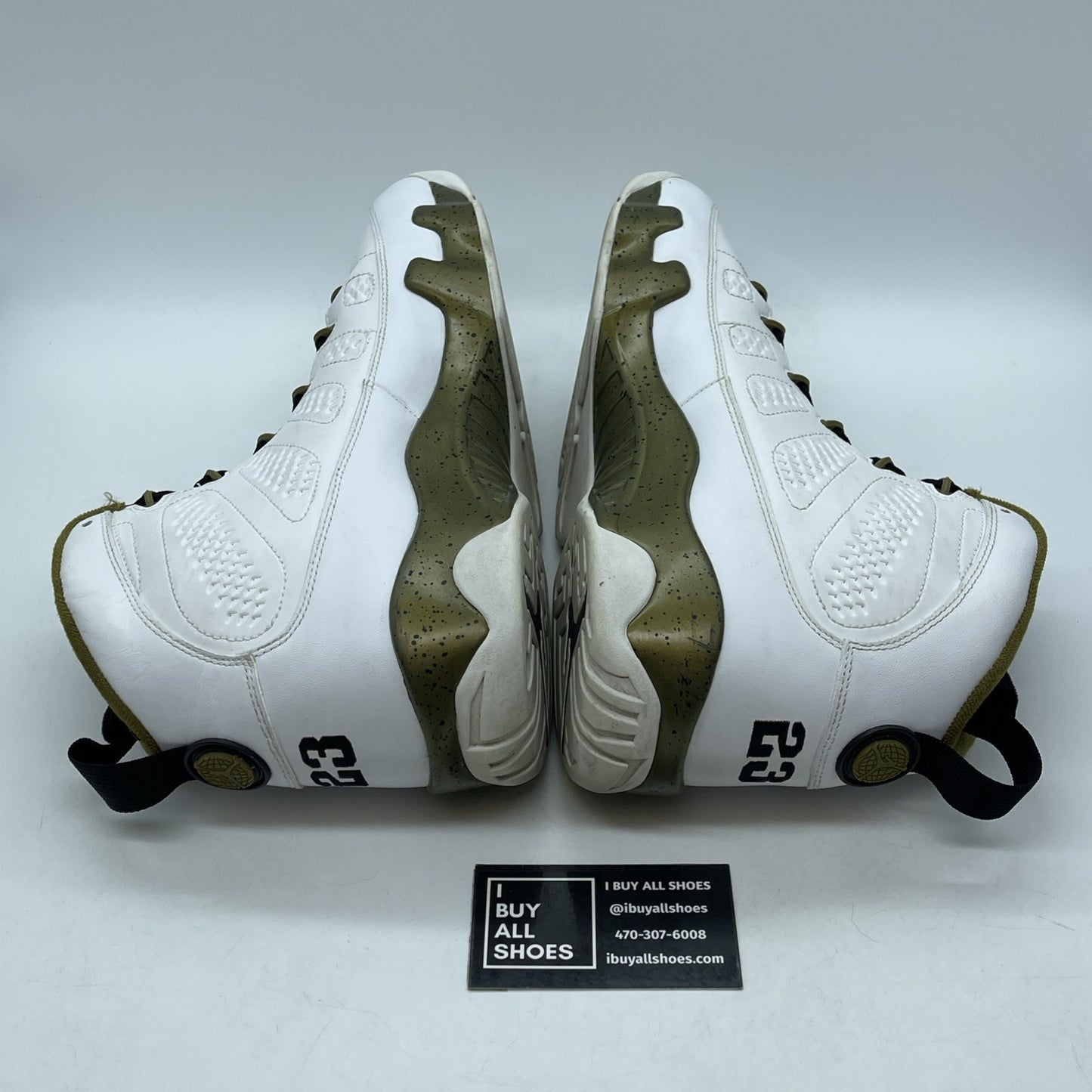 Size 12.5 - Air Jordan 9 Retro Statue White Green Leather (302370-109)