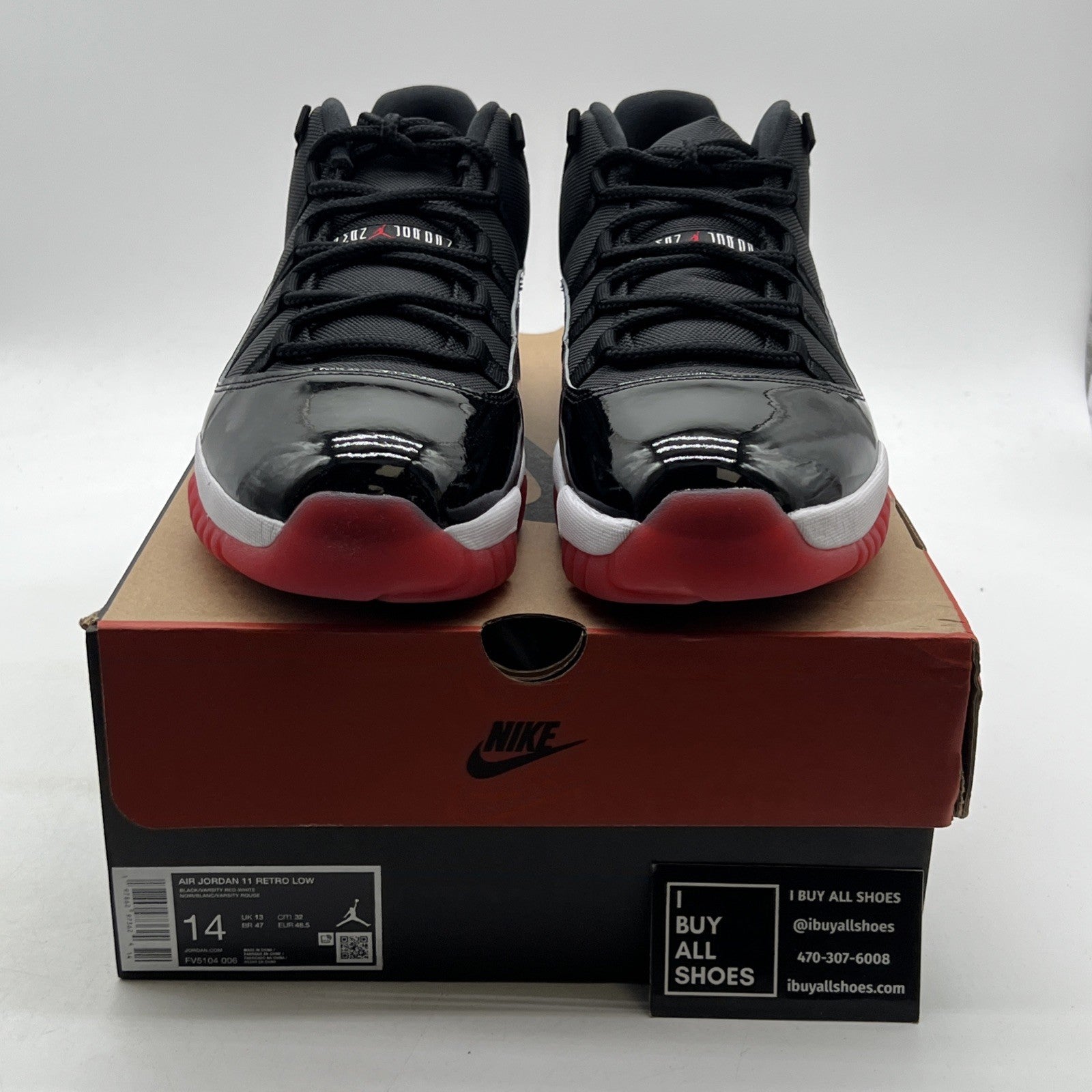 Size 14 - Air Jordan 11 Retro 2025 Low Bred (FV5104-006)