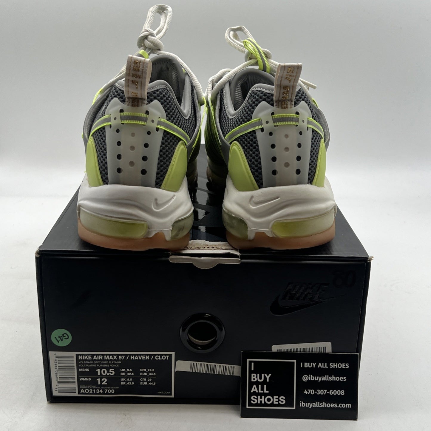 Size 10.5 - Nike CLOT x Air Max 97 Haven Volt (AO2134-700)