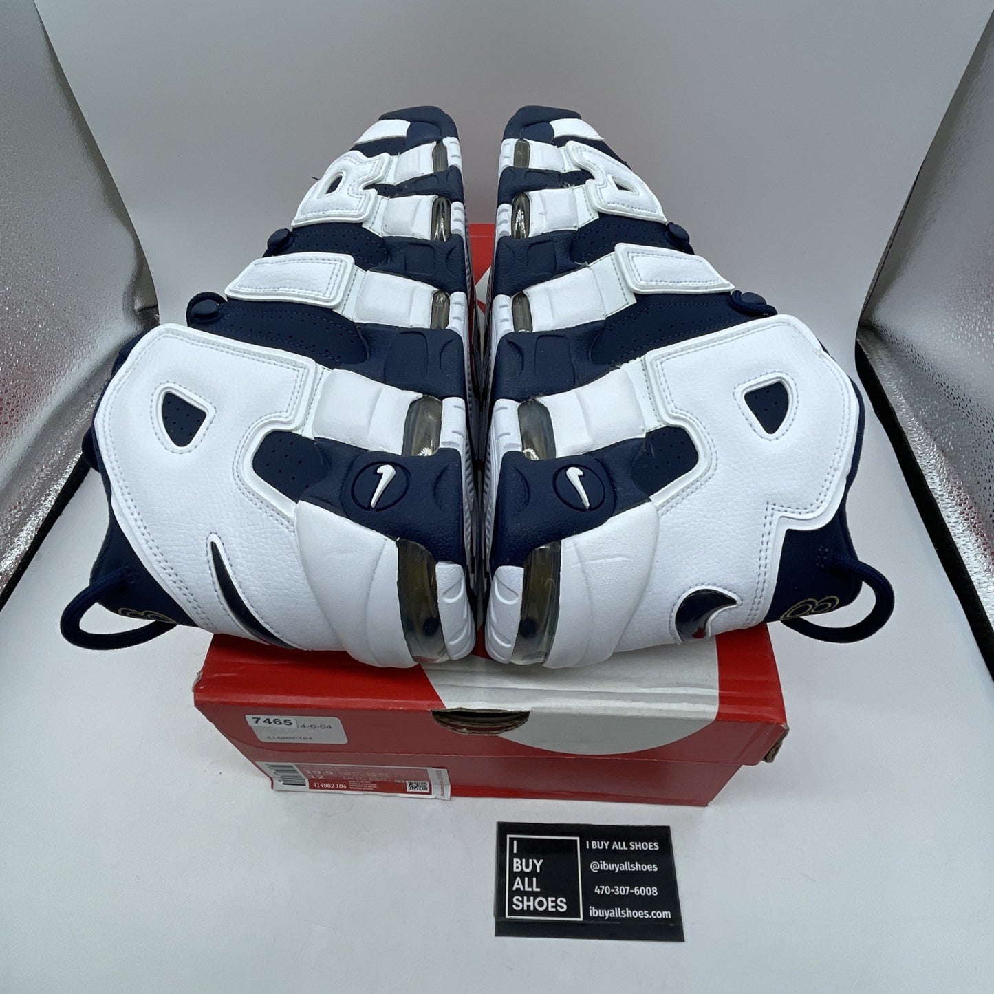 Size 10.5 - Nike Air More Uptempo 2016 Olympic (414962-104)