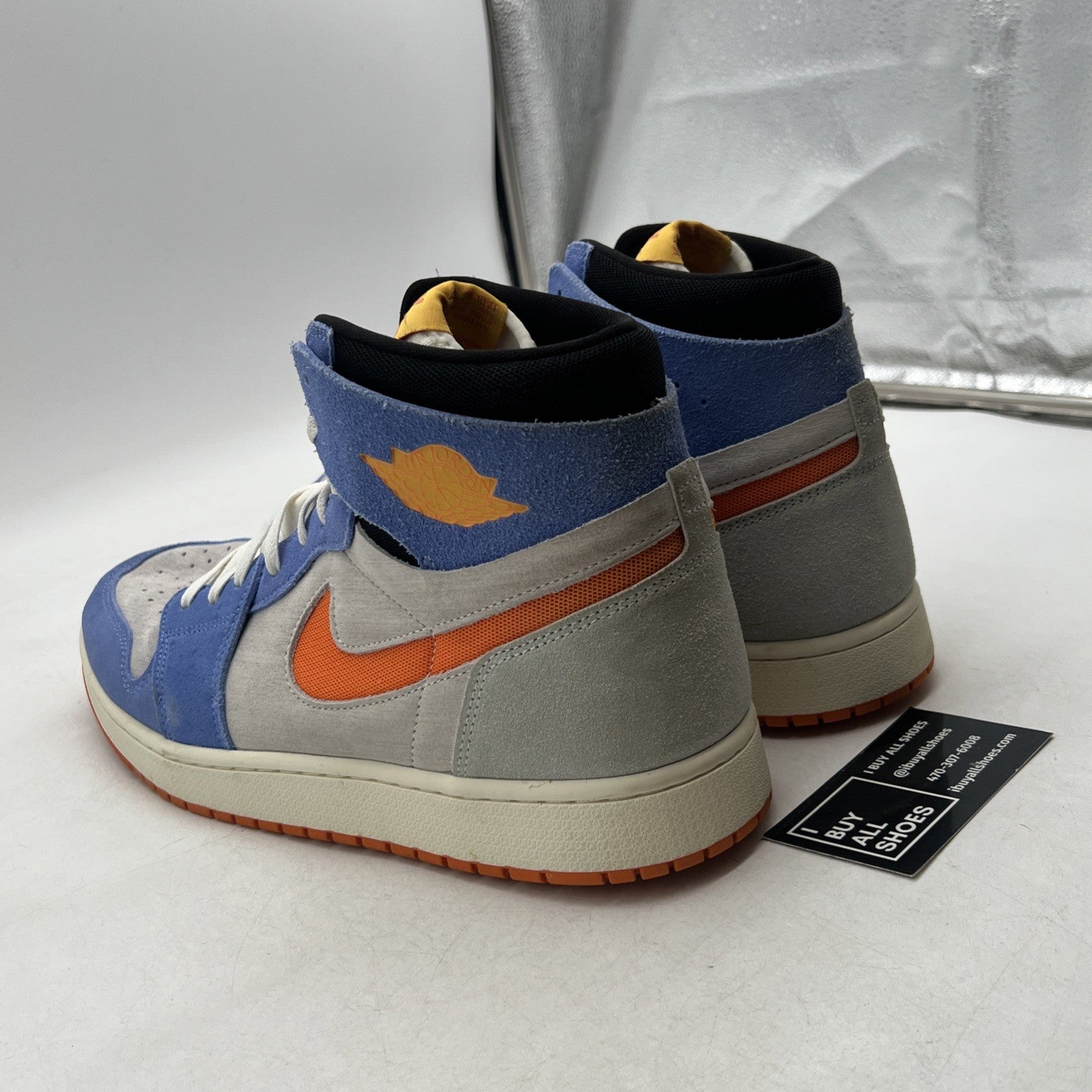 Size 14 - Air Jordan 1 Zoom Comfort 2 High Royal Pulse Alpha Orange (DV1307-184)