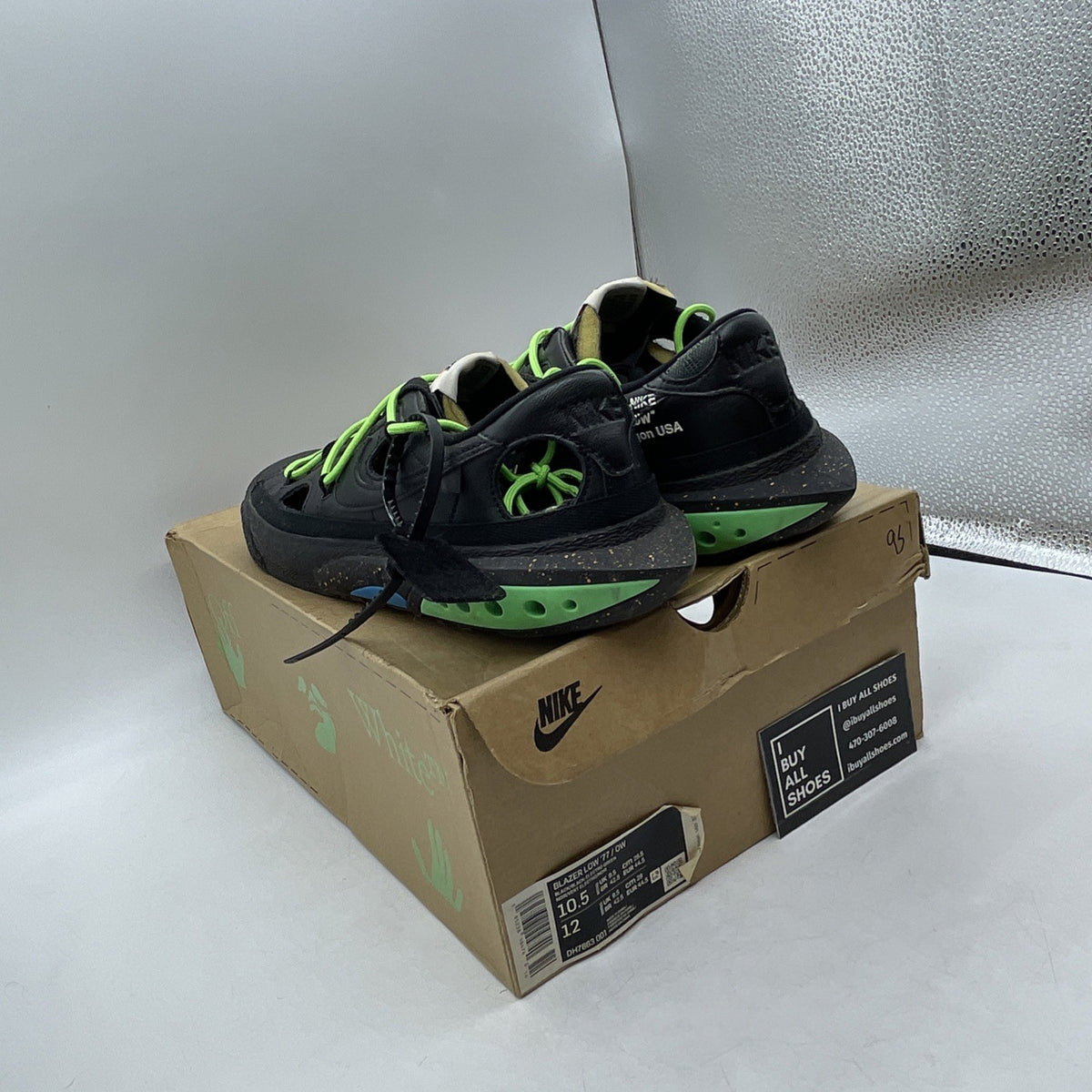 Size 10.5 - Off-White x Nike Blazer Low Black (DH7863-001)