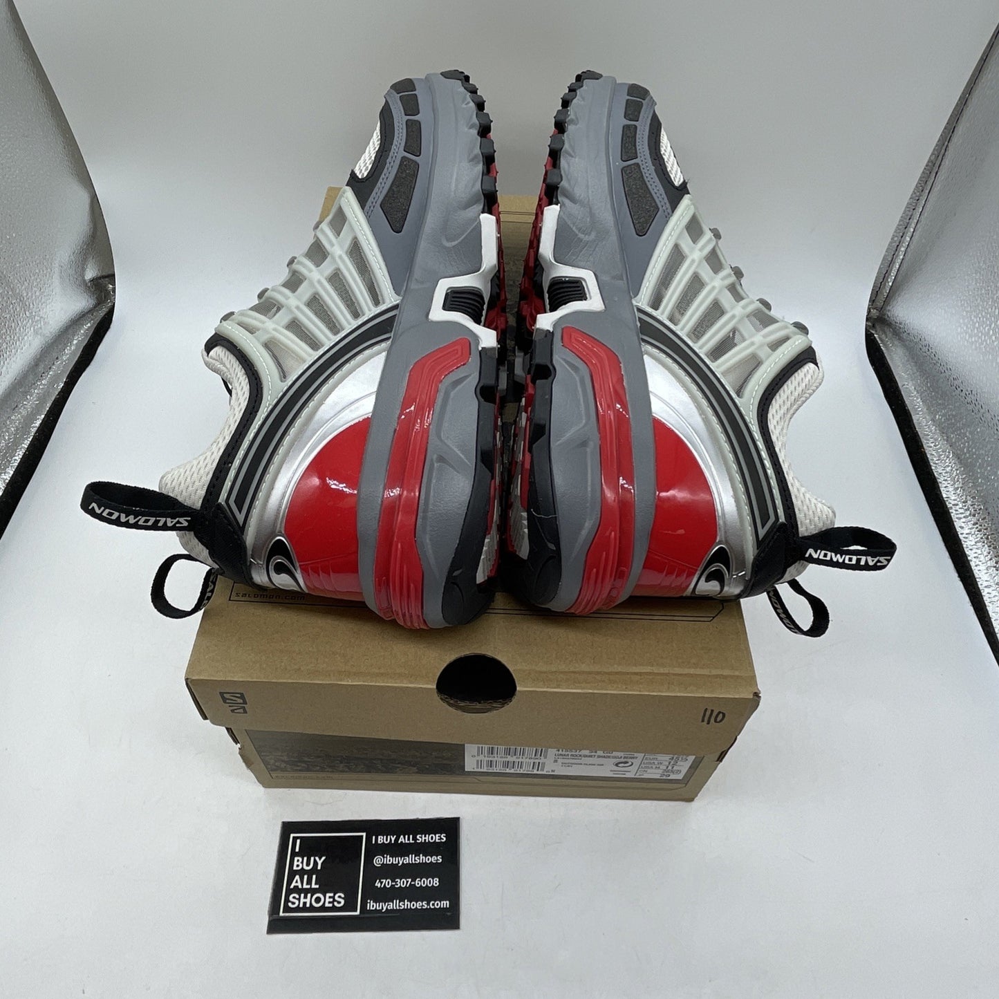 Size 11 - Salomon ACS Pro Advanced Goji Berry Grey (415537-34)