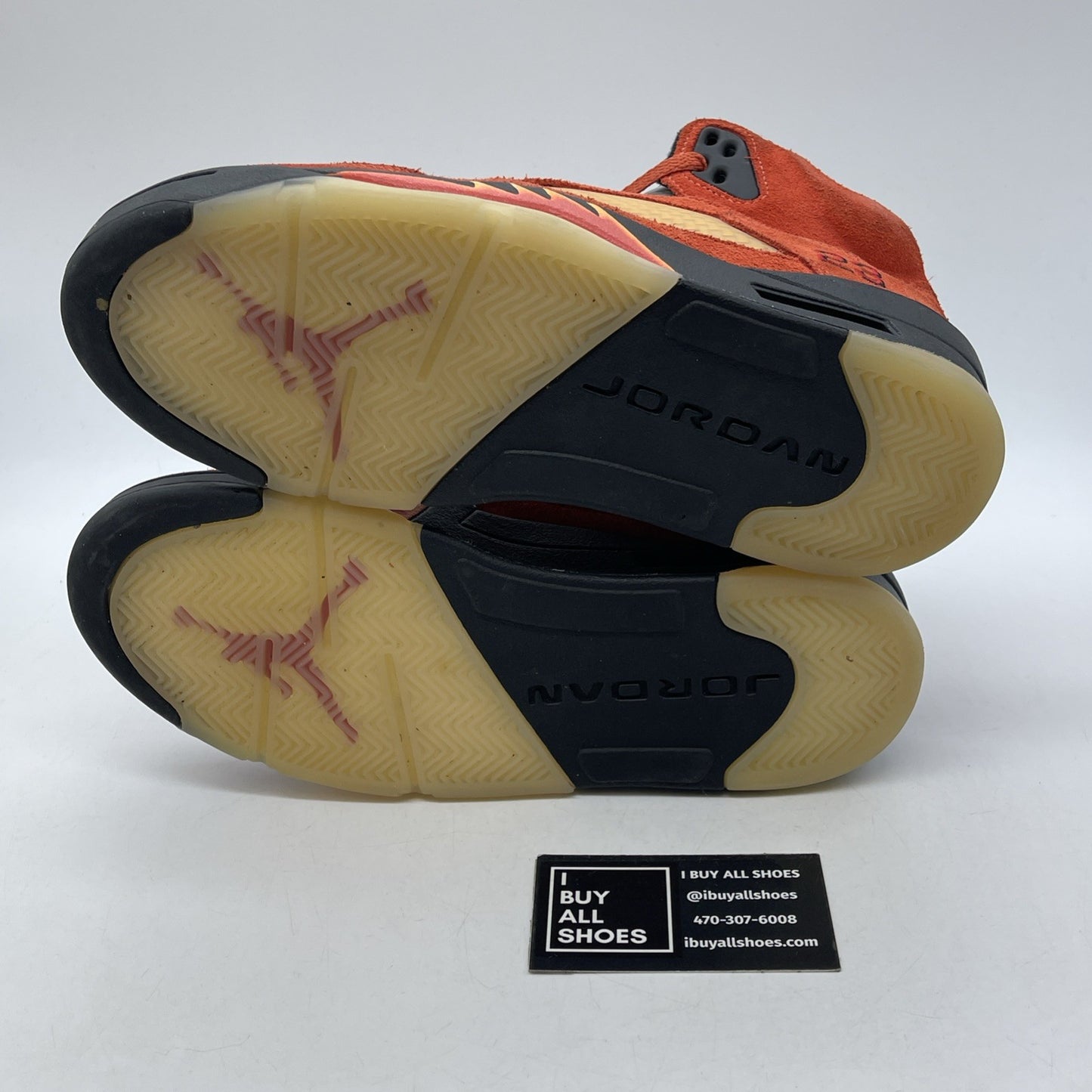 Size 9W - Air Jordan 5 Retro Dunk on Mars Red Black Suede (DD9336-800)