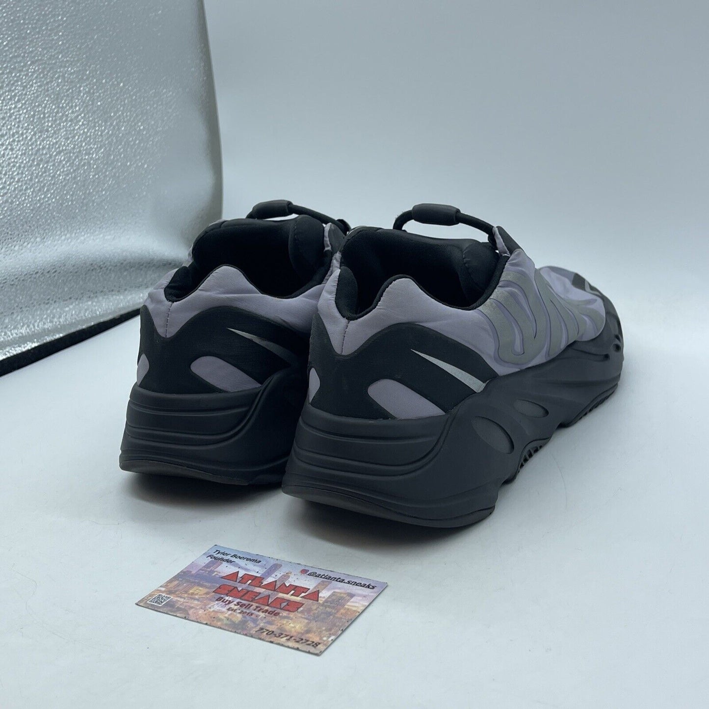 Size 10.5 - adidas Yeezy Boost 700 MNVN Geode Purple Black Suede (GW9526)