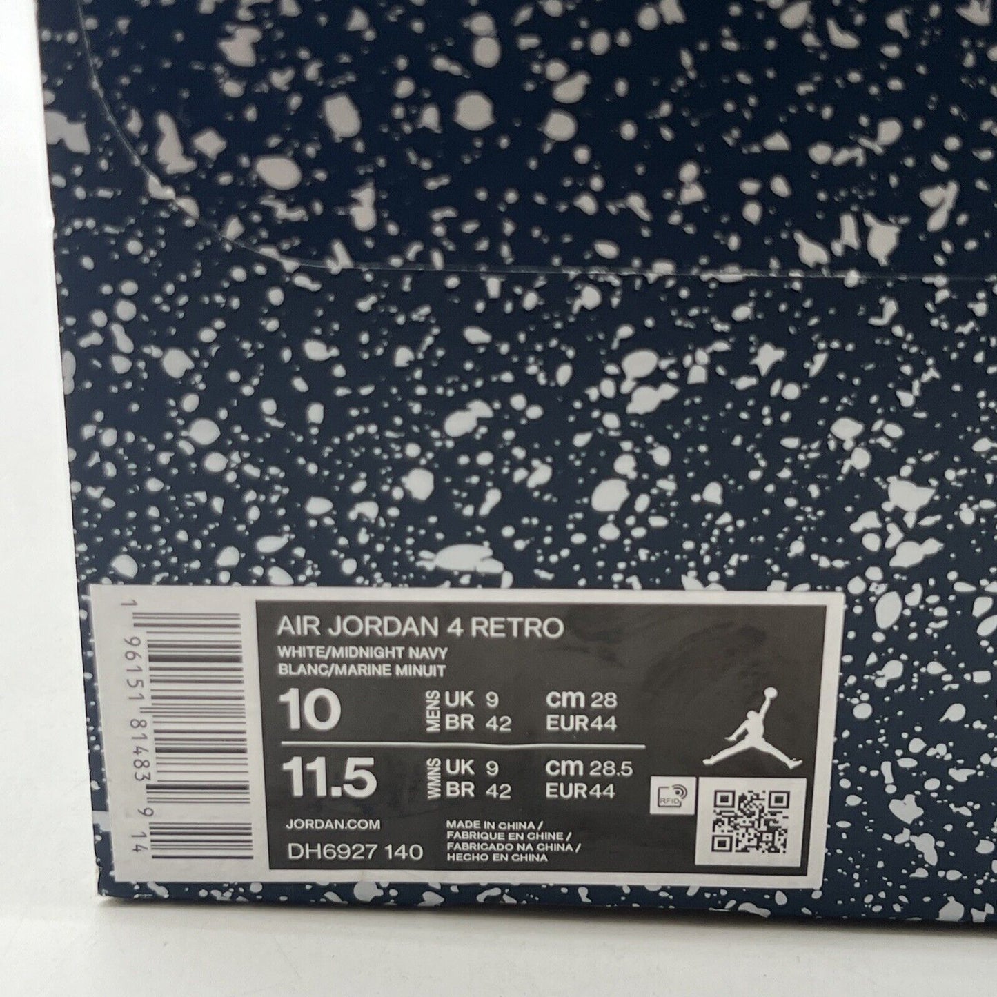 Size 10 - Air Jordan 4 Retro Mid Midnight Navy (DH6927-140)