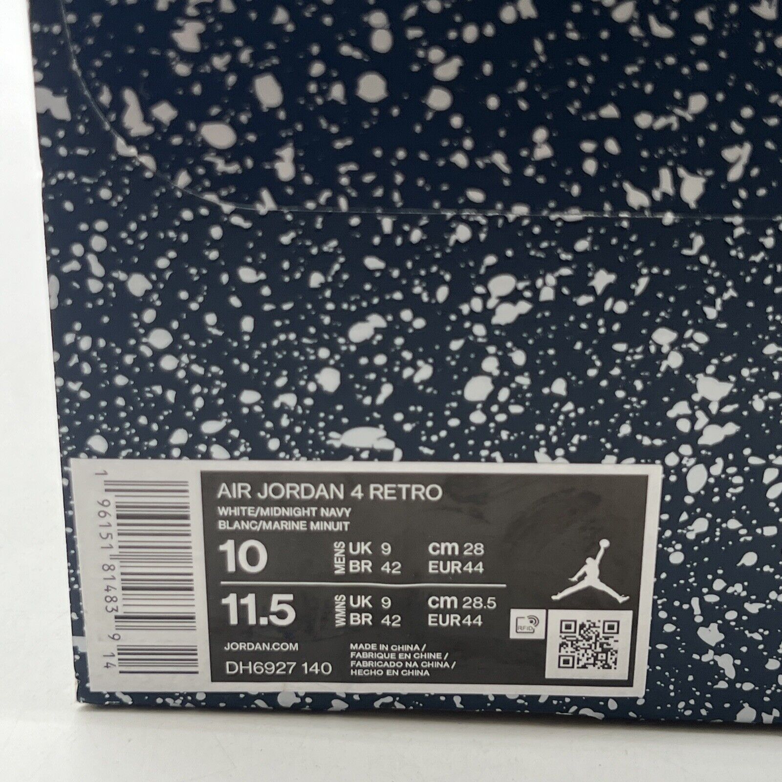 Size 10 - Air Jordan 4 Retro Mid Midnight Navy (DH6927-140)