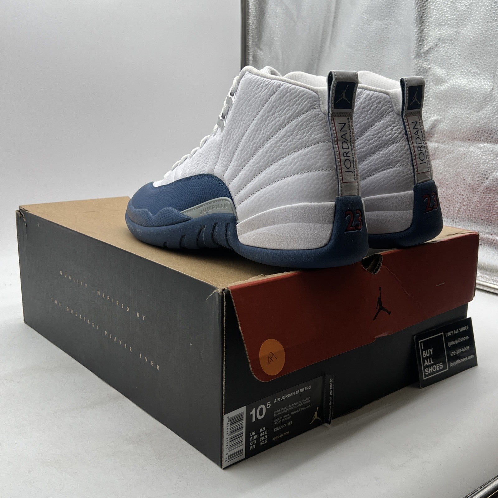 Size 10.5 - Air Jordan 12 Retro French Blue 2016 (130690-113)