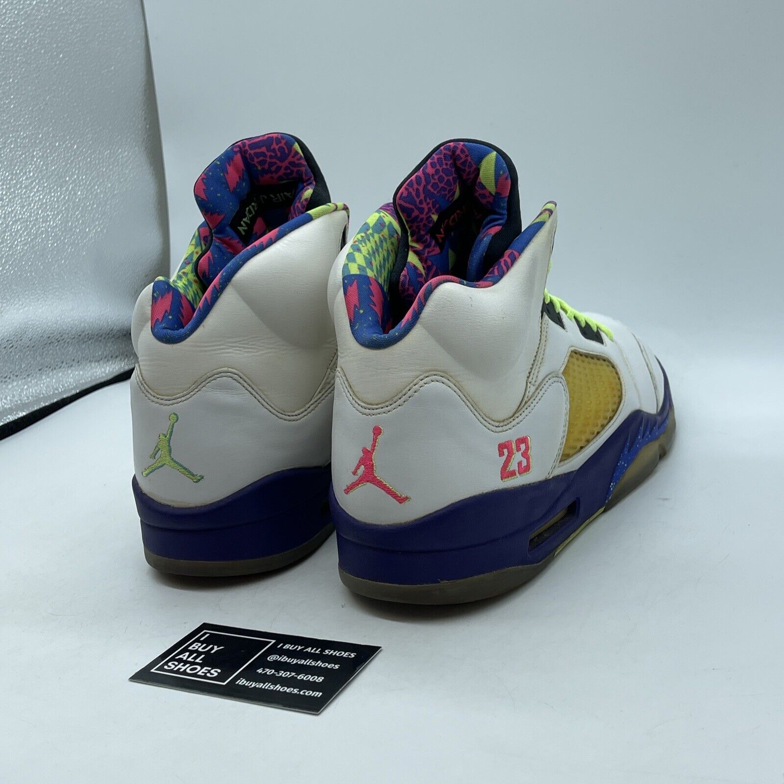 Size 12 - Jordan 5 Retro Alternate Bel-Air 2020 White Leather (DB3335-100)