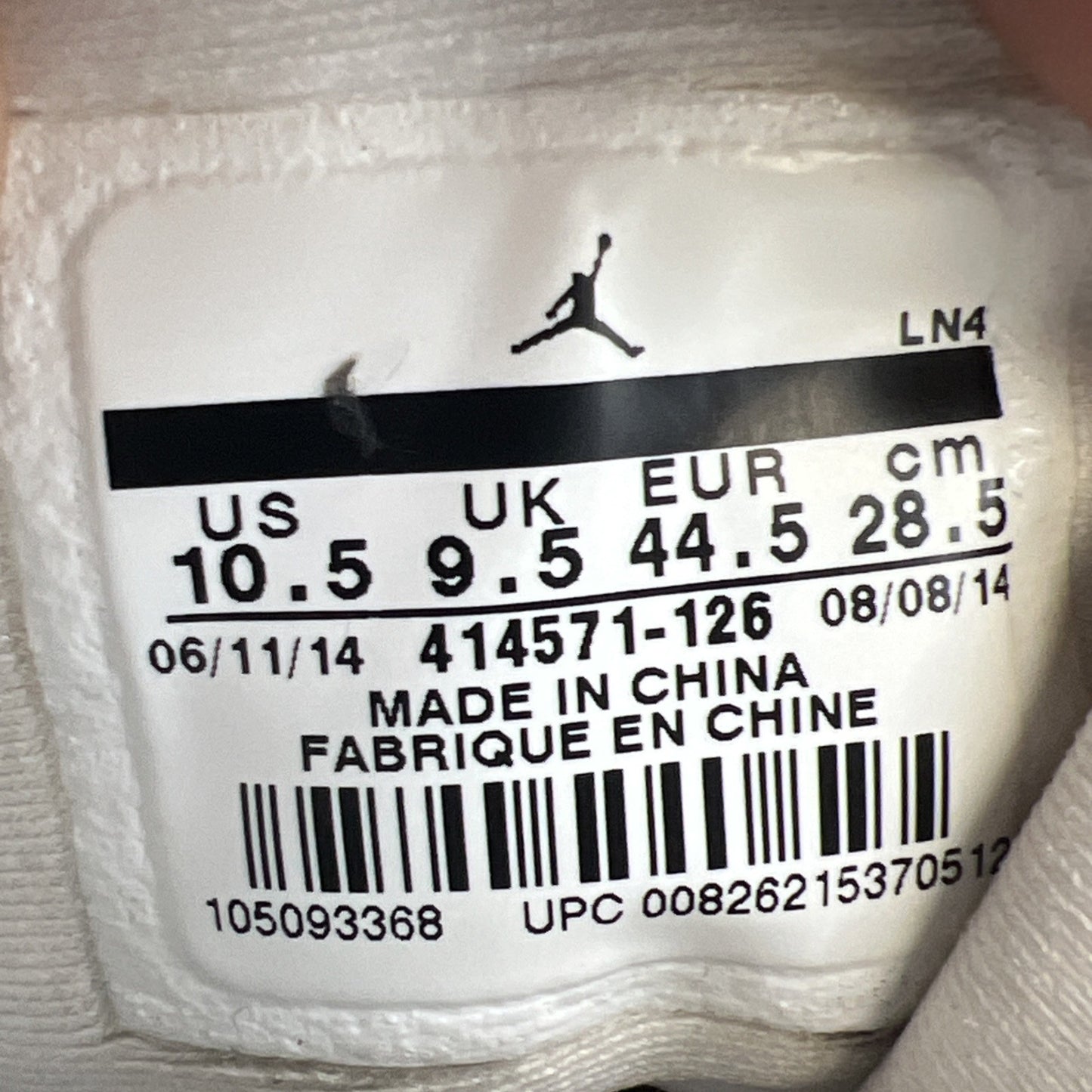 Size 10.5 - Air Jordan 13 Retro 2014 Grey Toe (414571-126)