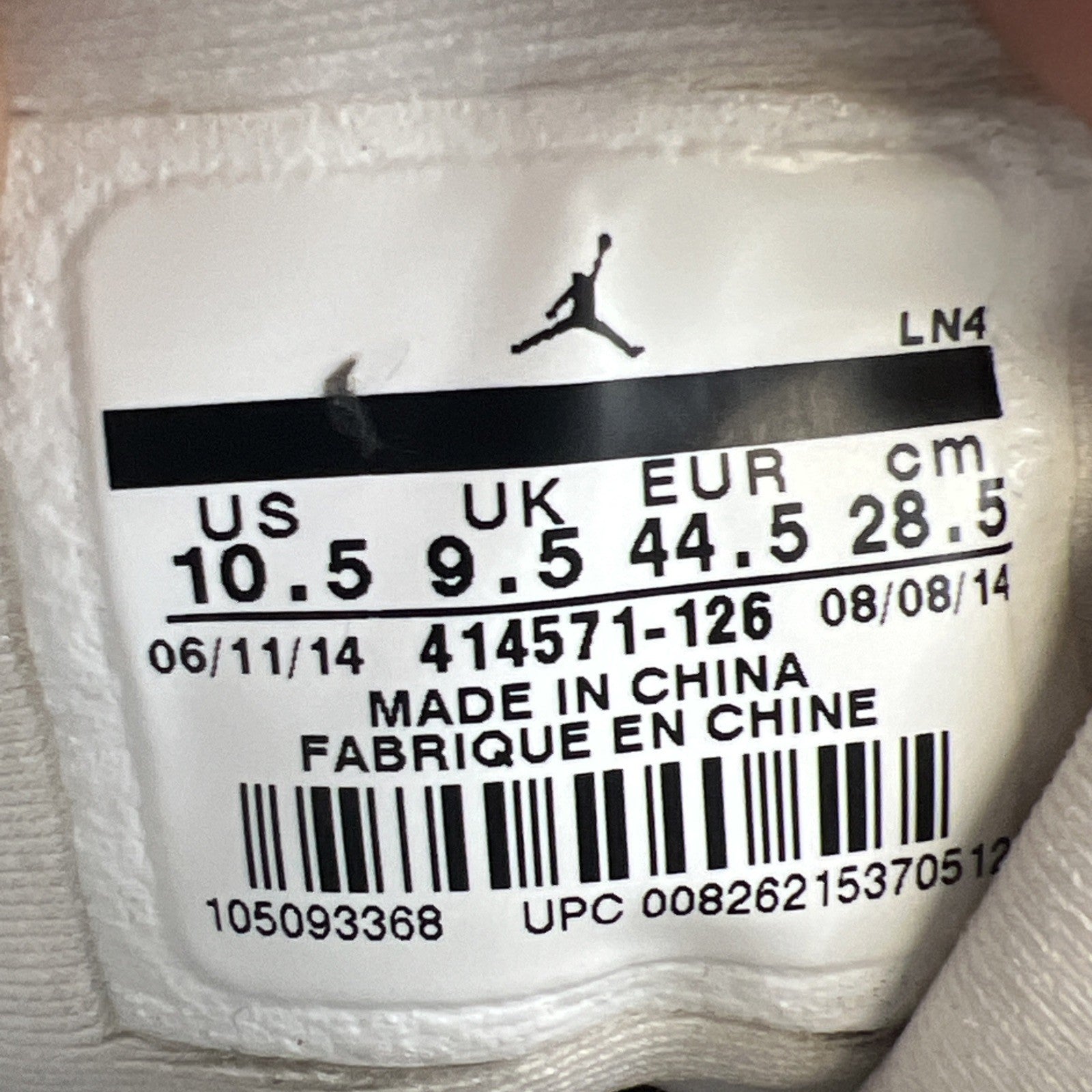 Size 10.5 - Air Jordan 13 Retro 2014 Grey Toe (414571-126)