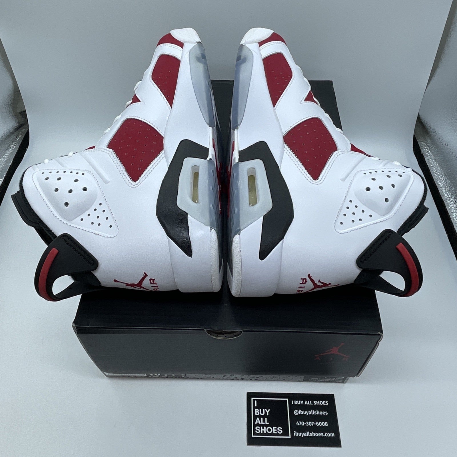Size 10 - Air Jordan 6 Retro 2014 Carmine Red White Leather (384664-160)