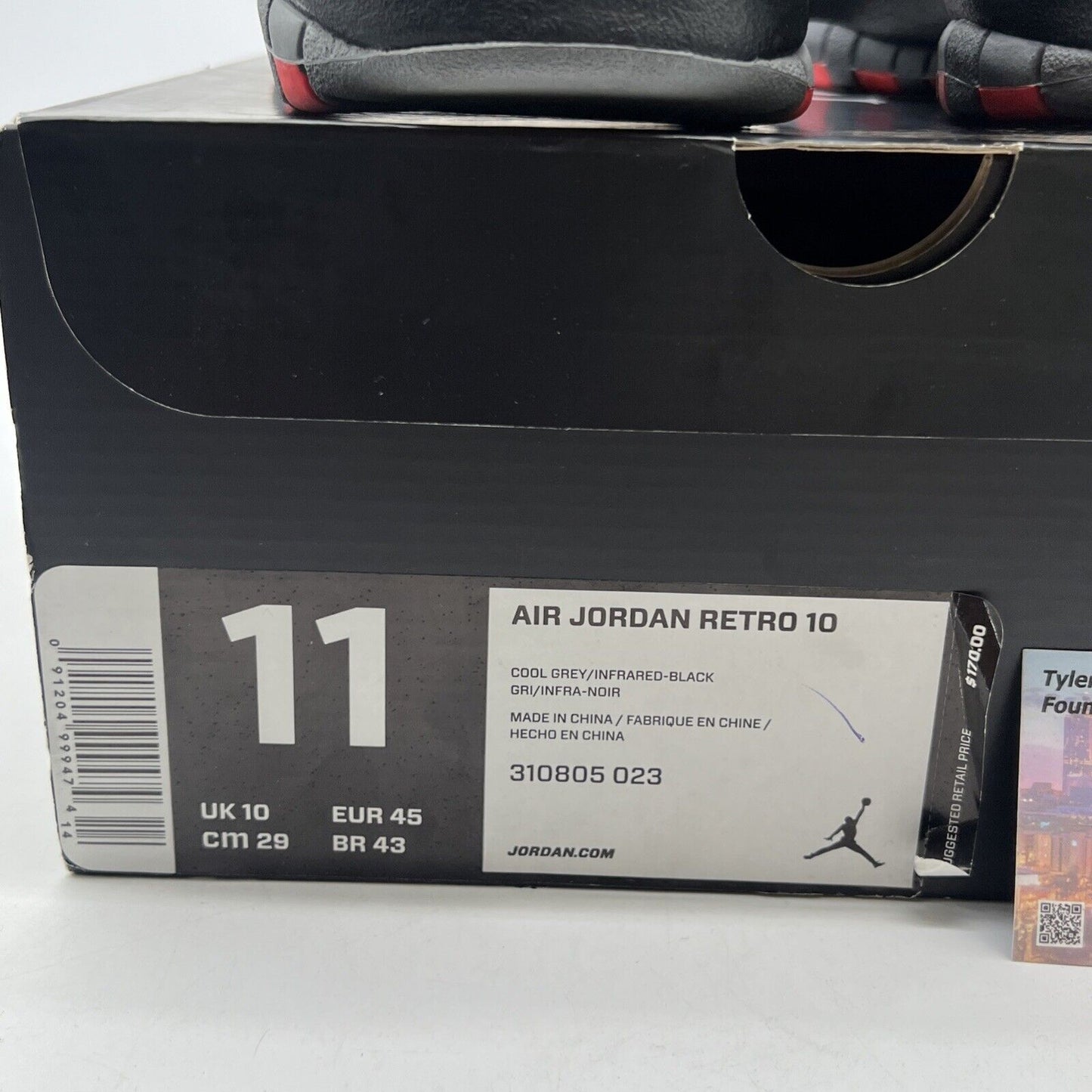 Size 11 - Air Jordan 10 Retro Cool Grey (310805-023)