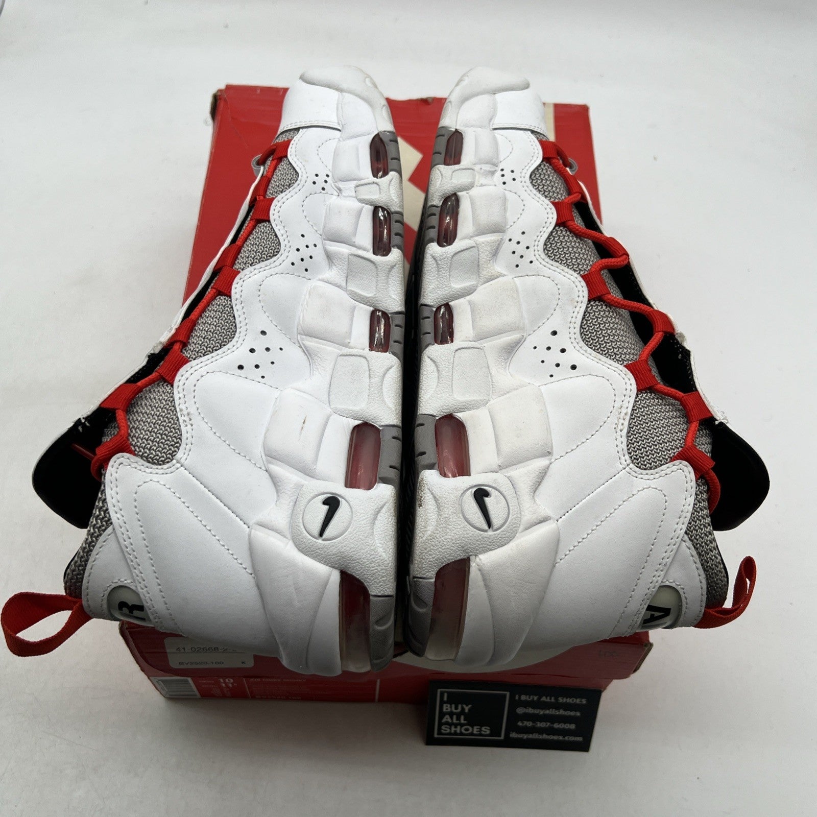 Size 10 - Nike Air More Money Habanero Red (BV2520-100)