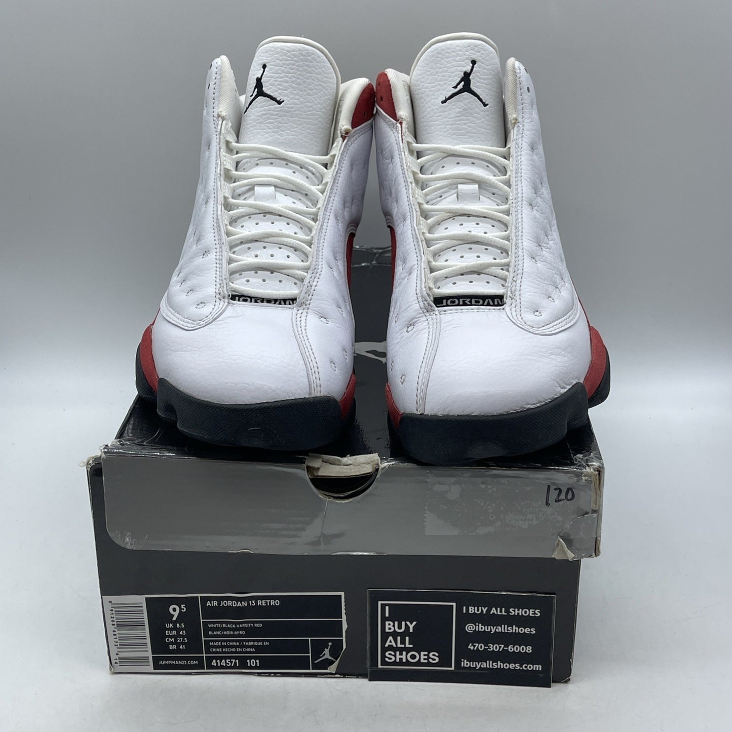 Size 9.5 - Air Jordan 13 Retro 2010 Cherry (414571-101)