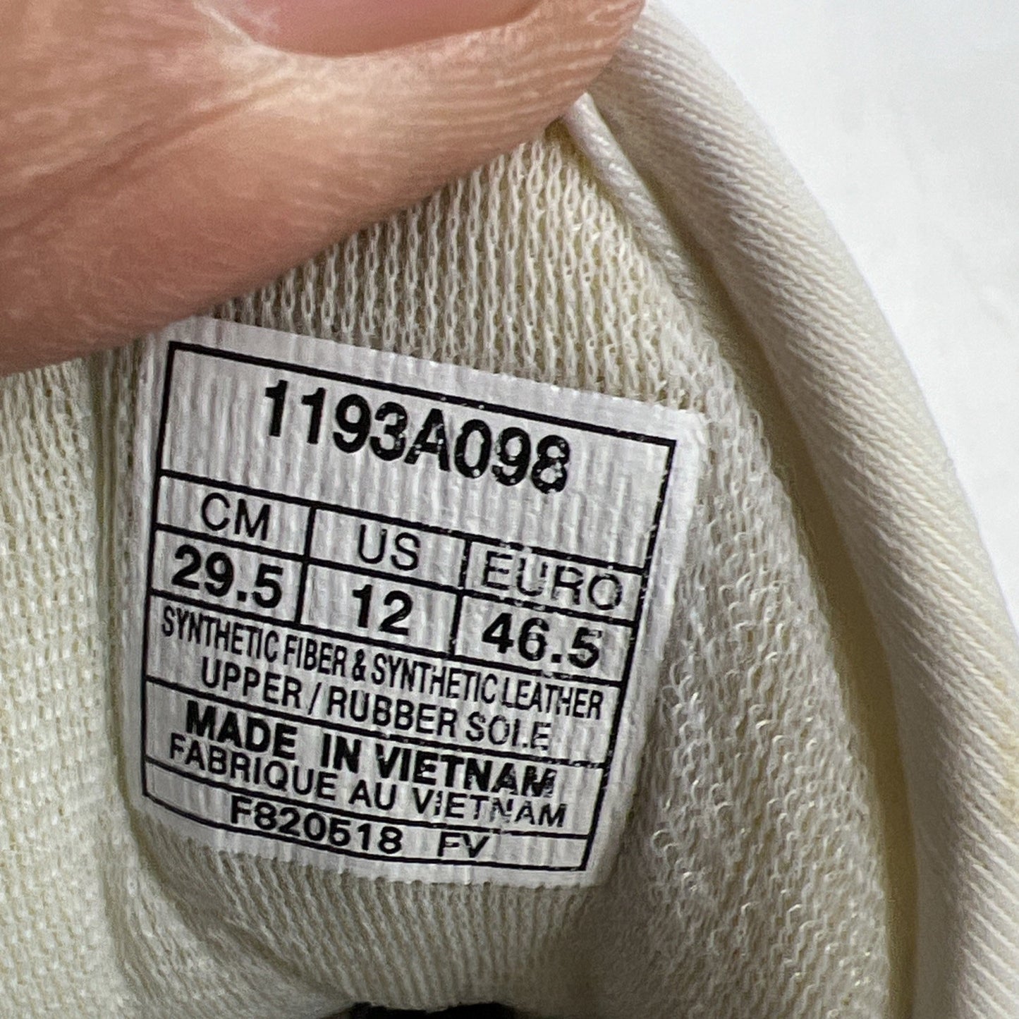 Size 12 - ASICS GEL MAI WHITE MEN SHOES (1193AO98-100)