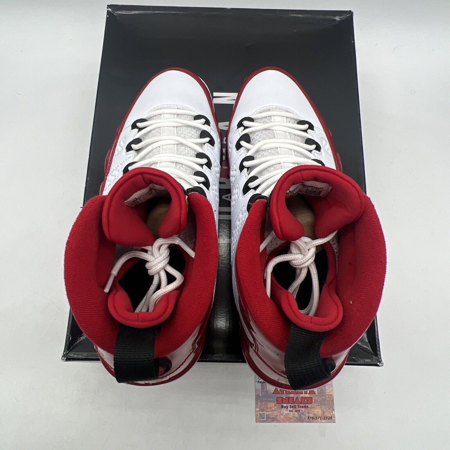 Size 9.5 - Air Jordan 9 Retro Gym Red White Black Leather (302370-160)