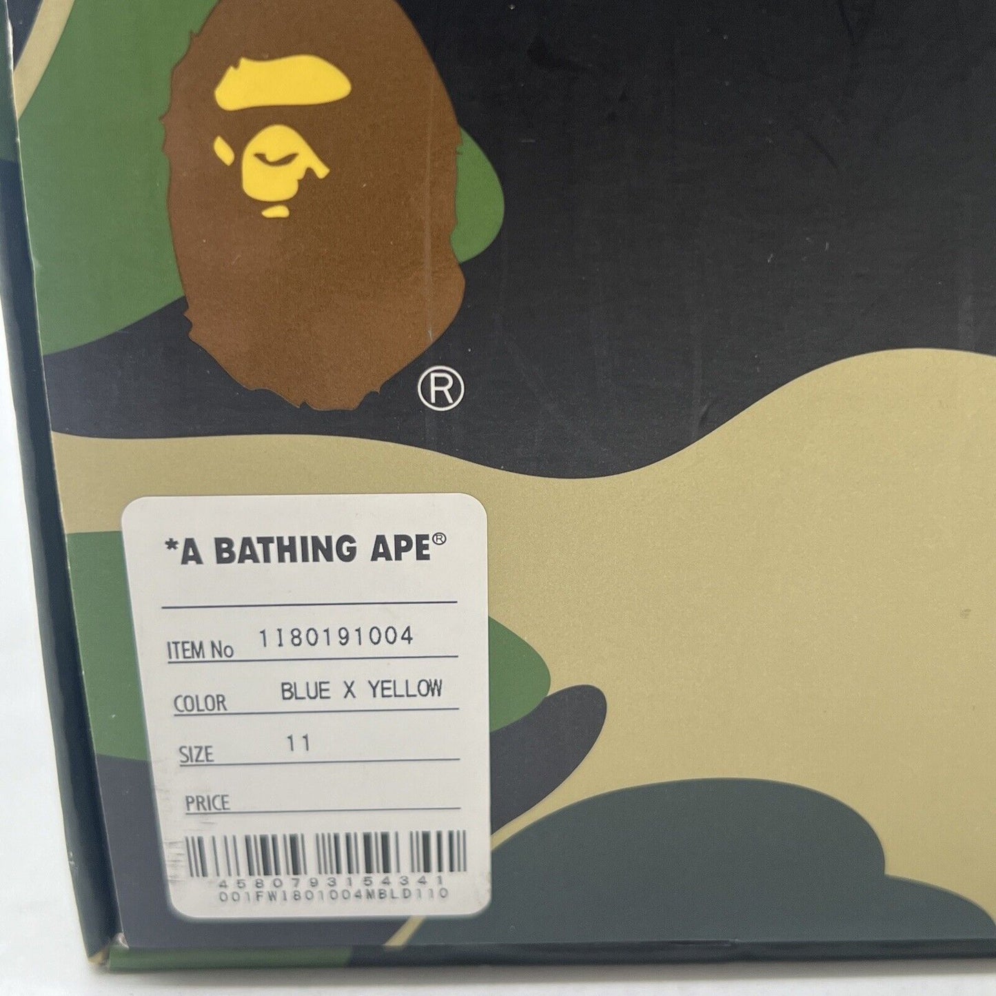 Size 11 - A Bathing Ape Bape Sta Brazil (1I80191004)