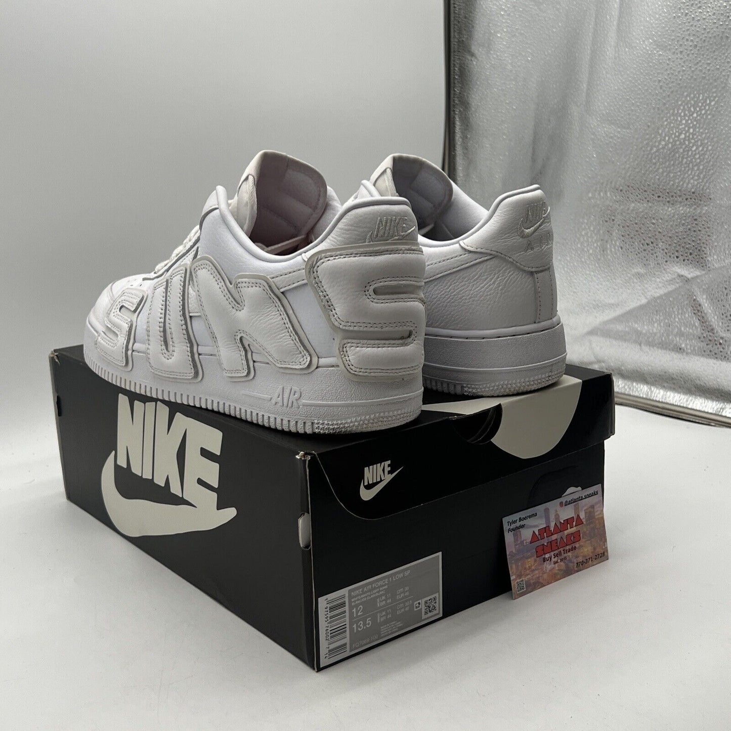 Size 12 - Nike Cactus Plant Flea Market x Air Force 1 Premium 2024 Low White