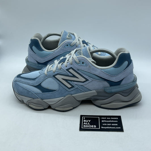 Size 10 - New Balance 9060 Chrome Blue White Suede (U9060EED)