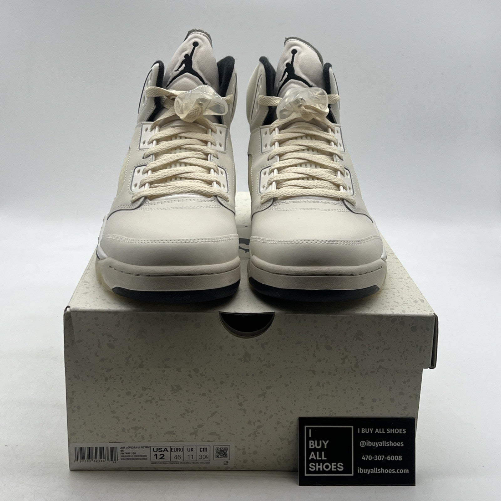 Size 12 - Air Jordan 5 Retro SE Sail (FN7405-100)