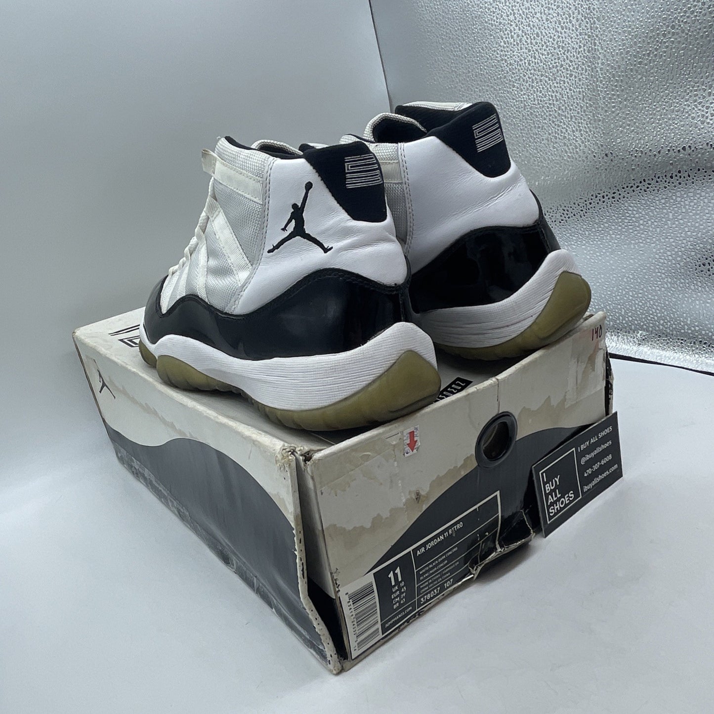 Size 11 - Air Jordan 11 Retro Concord 2011 (378037-107)