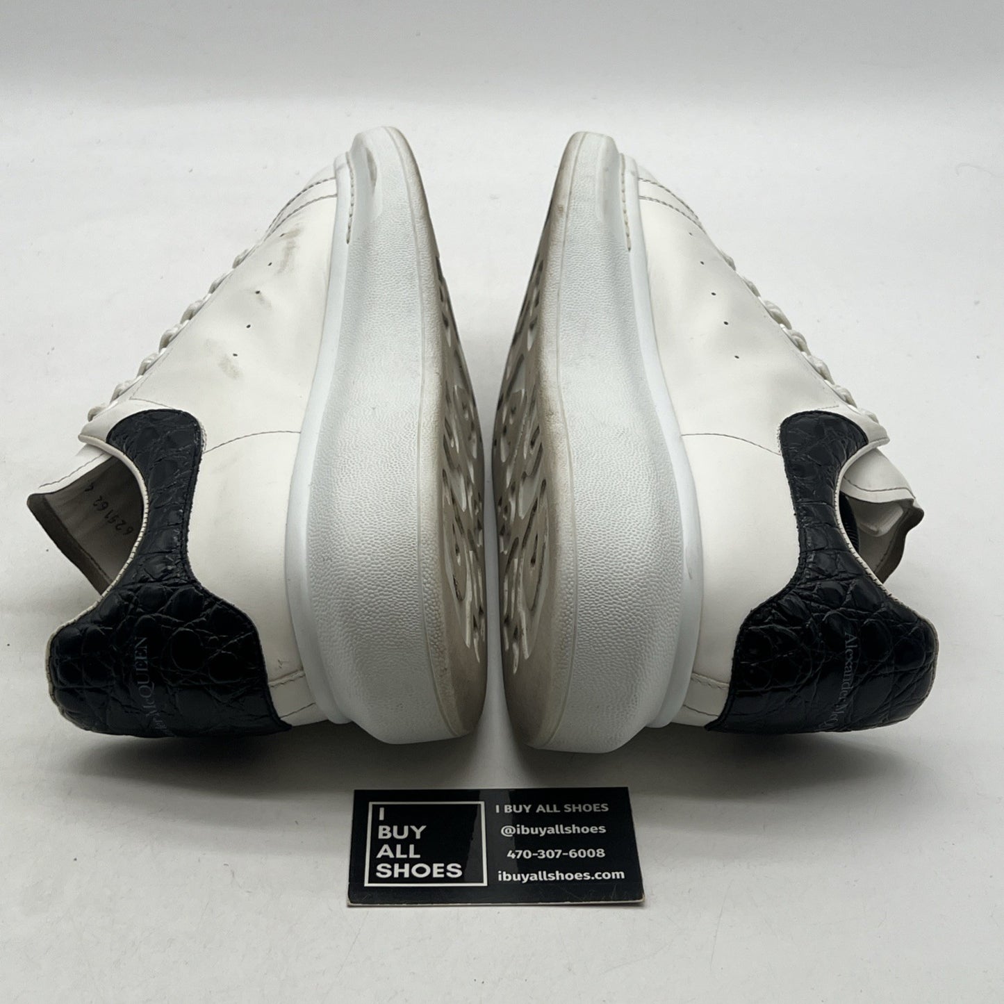 Size 46D - Alexander Mcqueen White Black Men Shoes