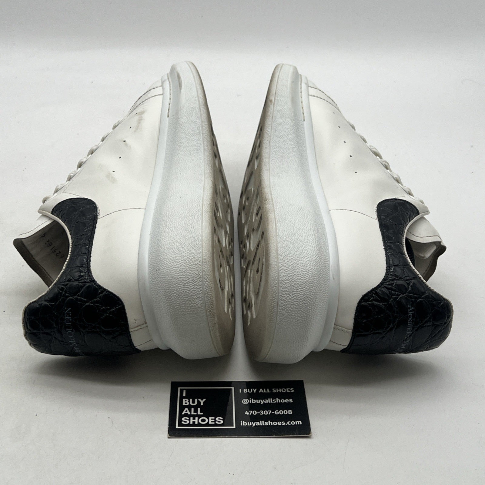 Size 46D - Alexander Mcqueen White Black Men Shoes