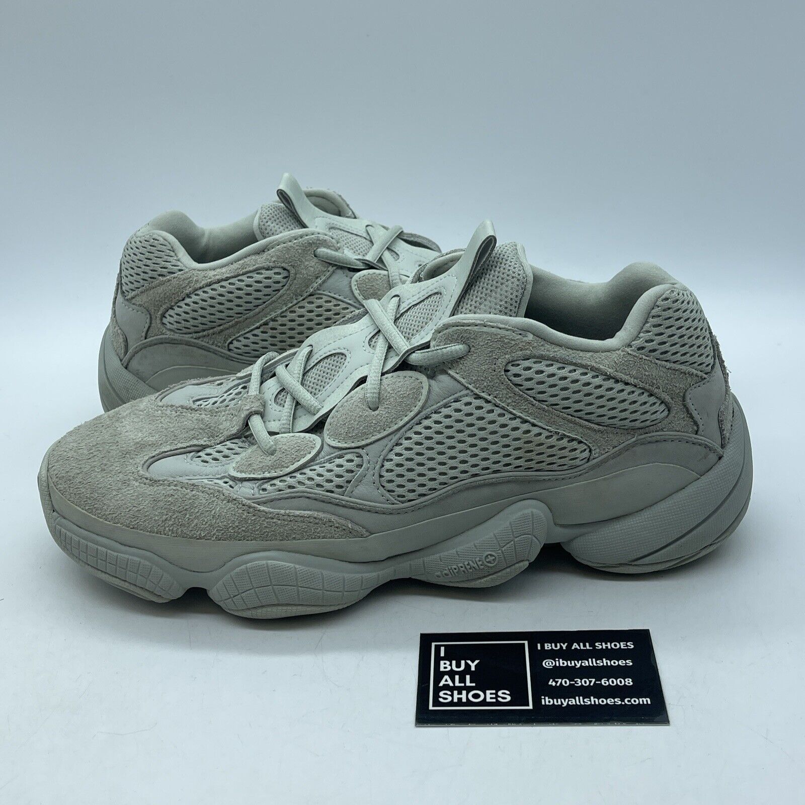 Size 10 - adidas Yeezy 500 Salt Grey Brown Suede Leather (EE7287)
