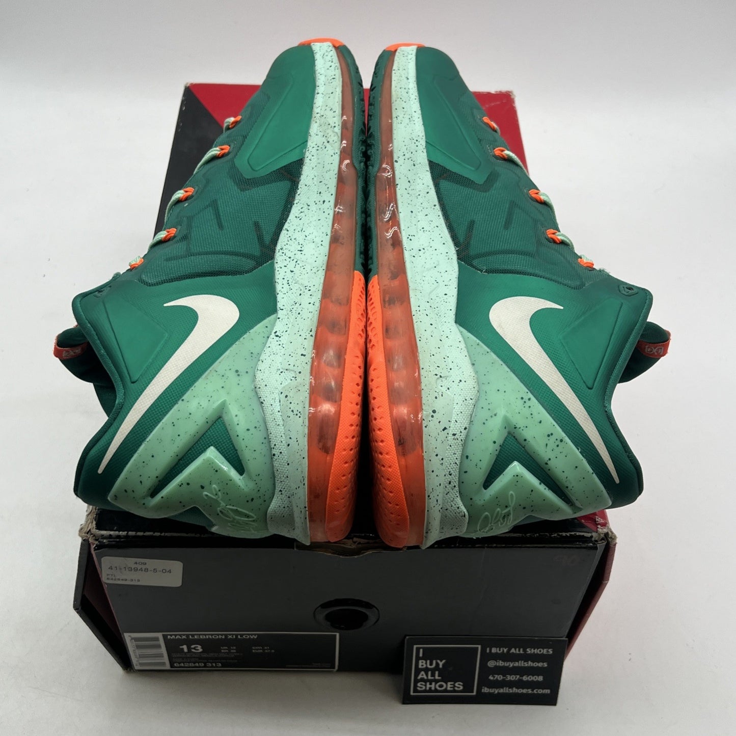Size 13 - Nike Max LeBron 11 Low Biscayne (642849-313)