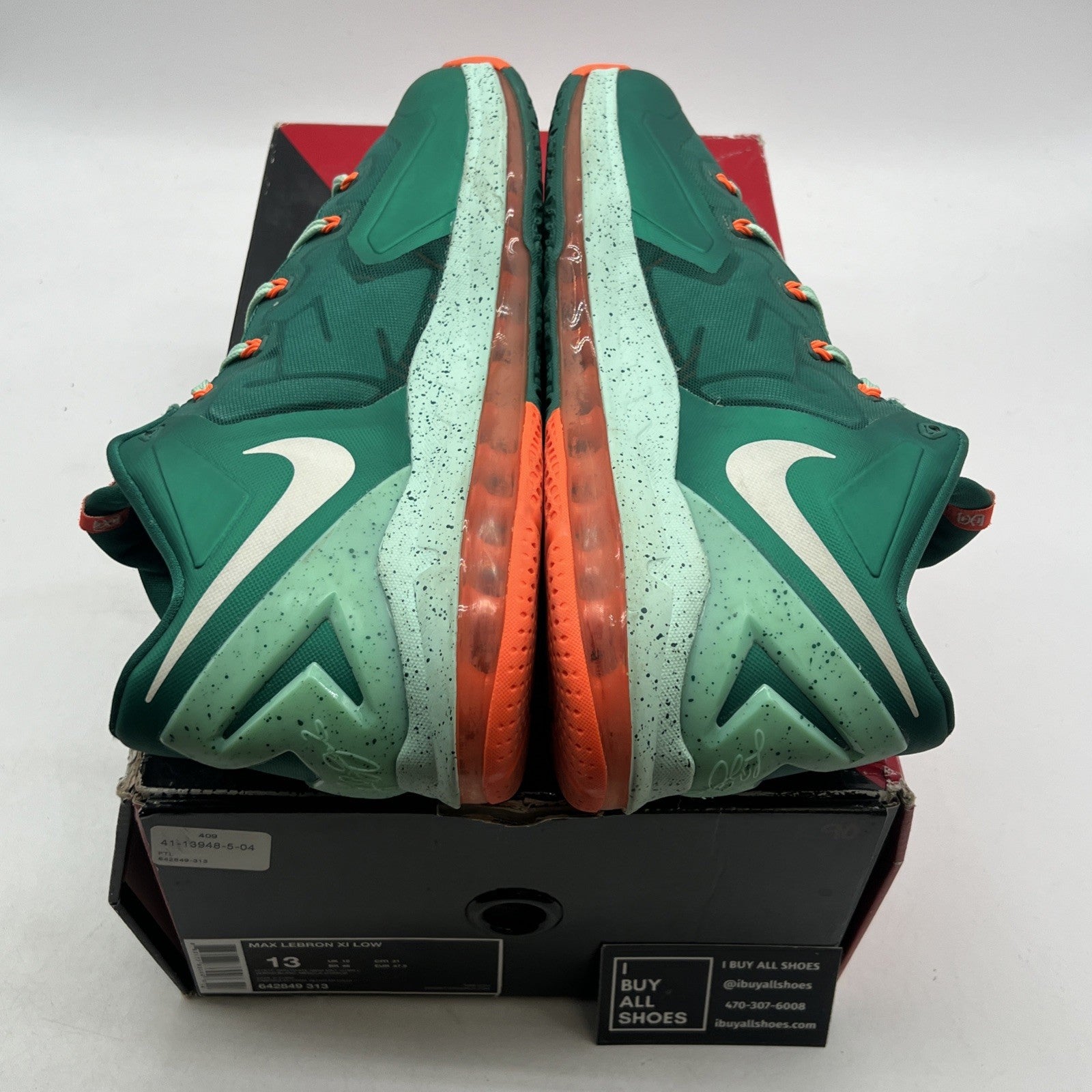 Size 13 - Nike Max LeBron 11 Low Biscayne (642849-313)
