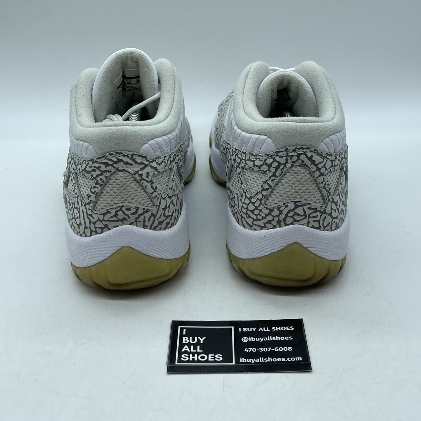 Size 12 - Air Jordan 11 Retro IE 2015 Low Cobalt Grey White Suede (306008-102)