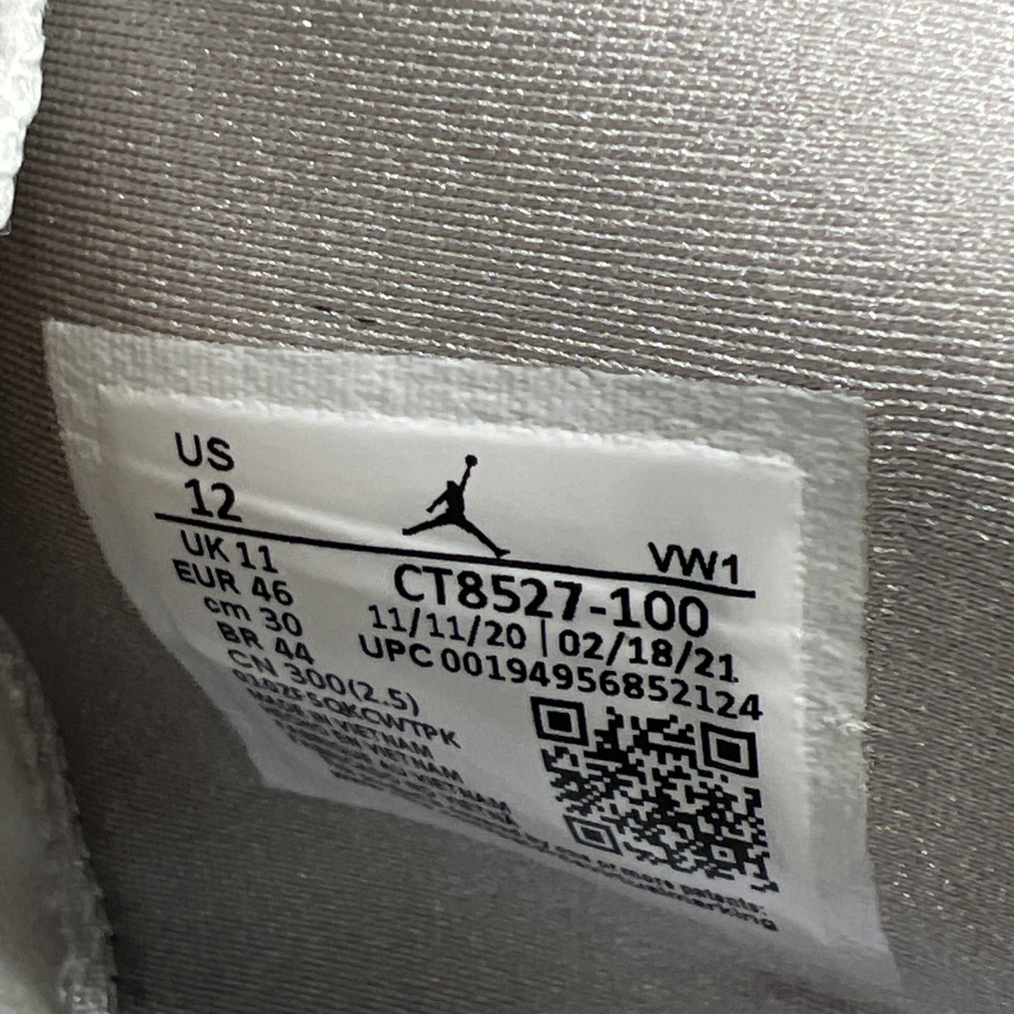 Size 12 - Air Jordan 4 Retro Mid White Oreo (CT8527-100)