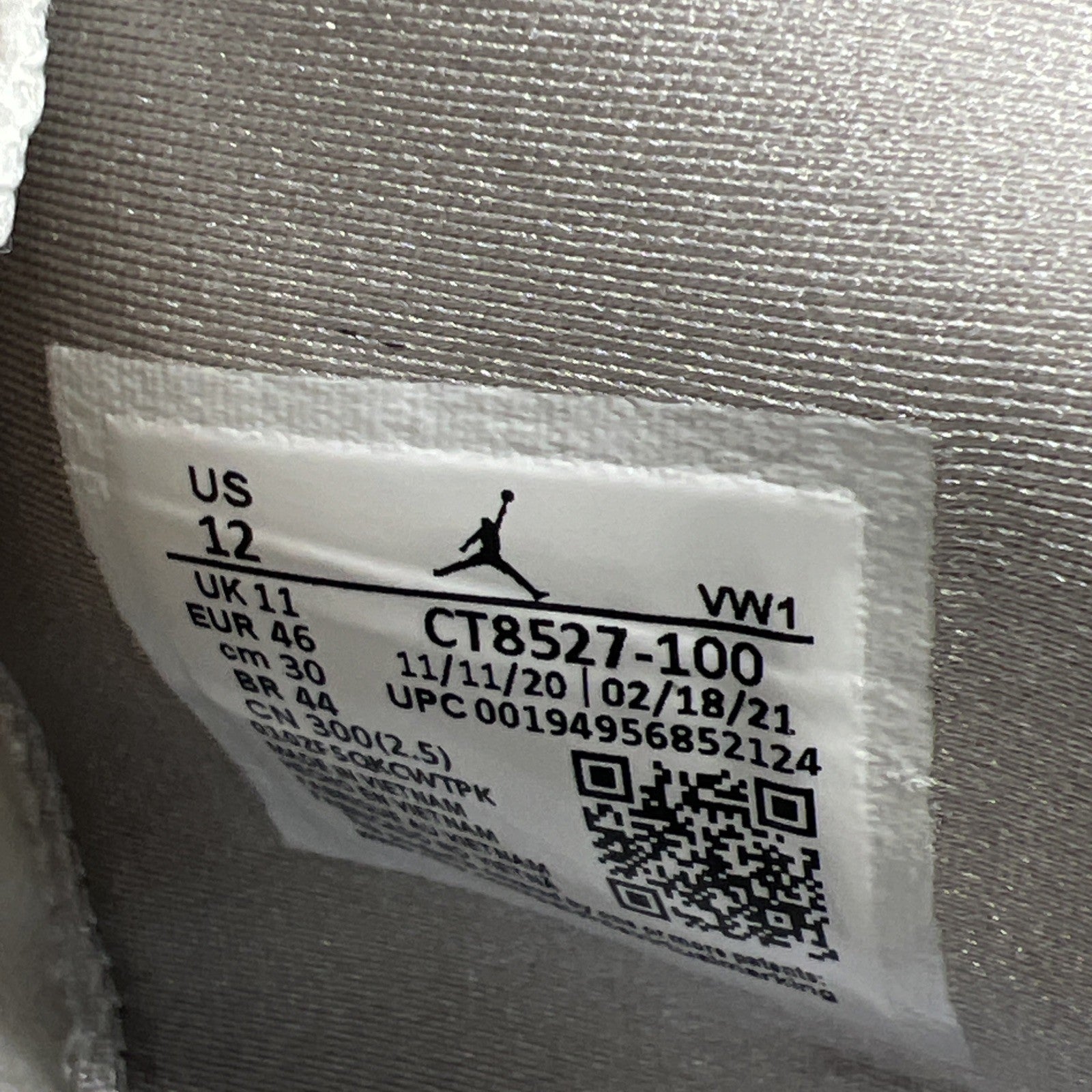 Size 12 - Air Jordan 4 Retro Mid White Oreo (CT8527-100)