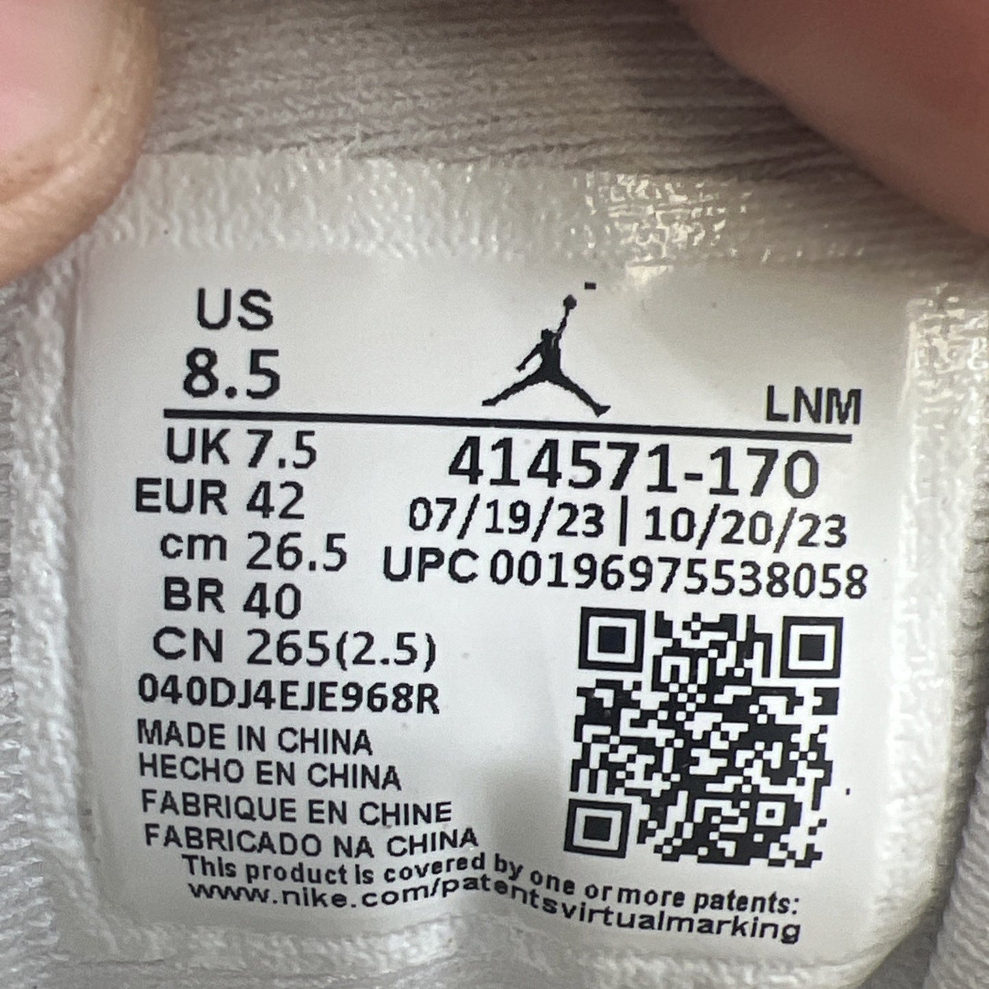 Size 8.5 - Air Jordan 13 Retro Blue Grey (414571-170)