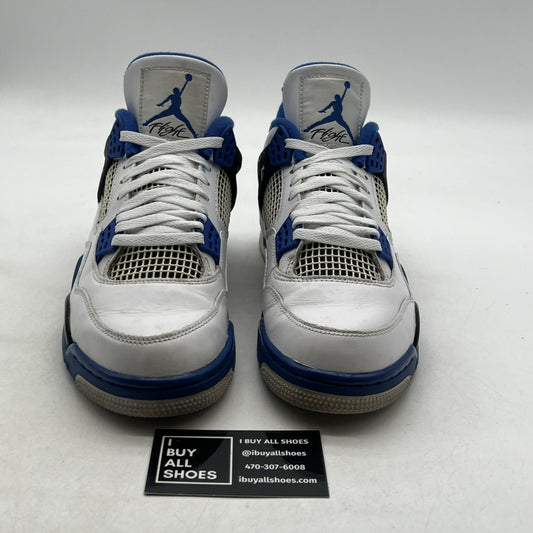 Size 9 - Air Jordan 4 Retro Mid Motorsports (308497-117)