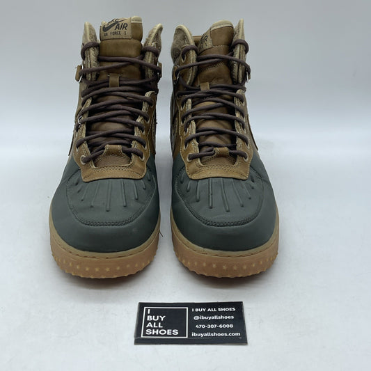Size 11.5 - Nike Air Force 1 Duckboot Beach Tree (444745-201)