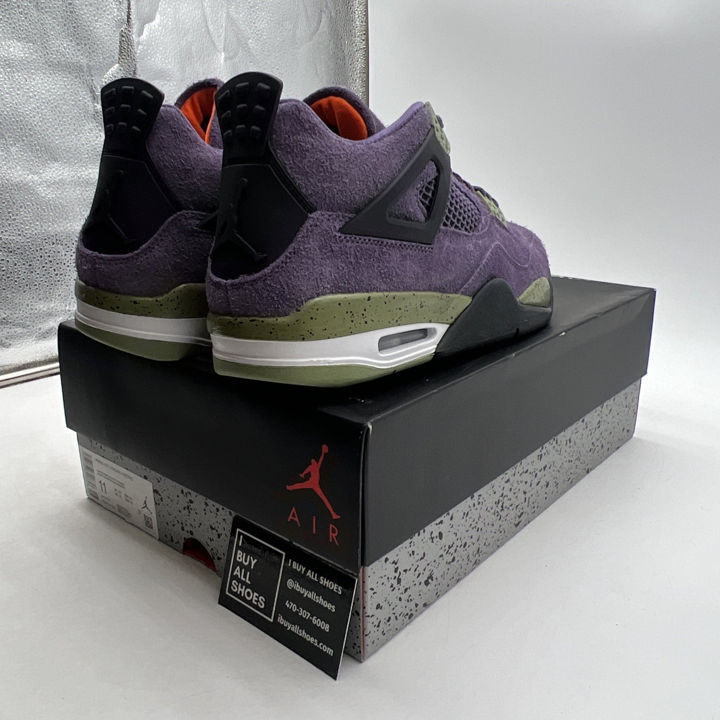 Size 11 - Air Jordan 4 Retro Mid Canyon Purple W (AQ9129-500)