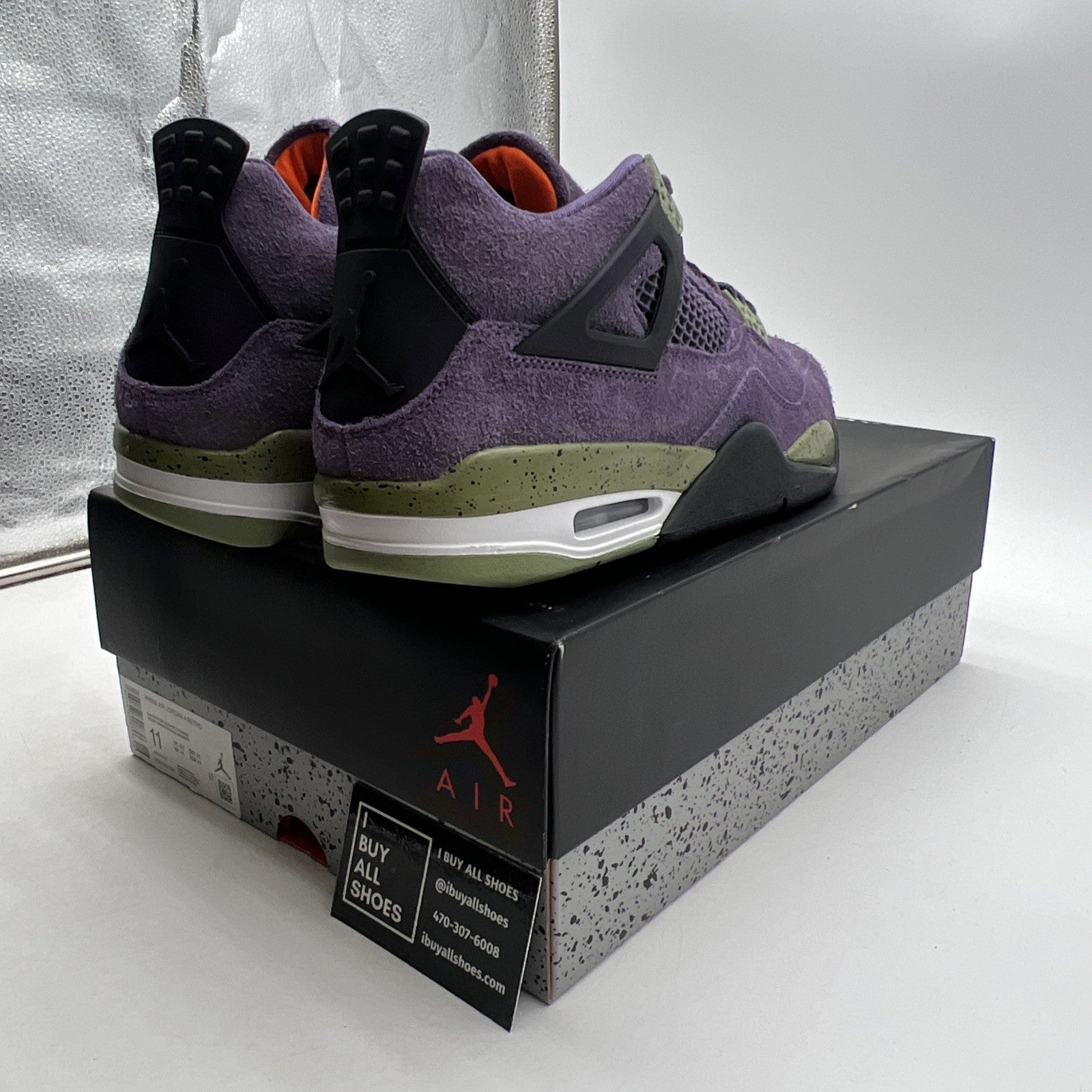 Size 11 - Air Jordan 4 Retro Mid Canyon Purple W (AQ9129-500)