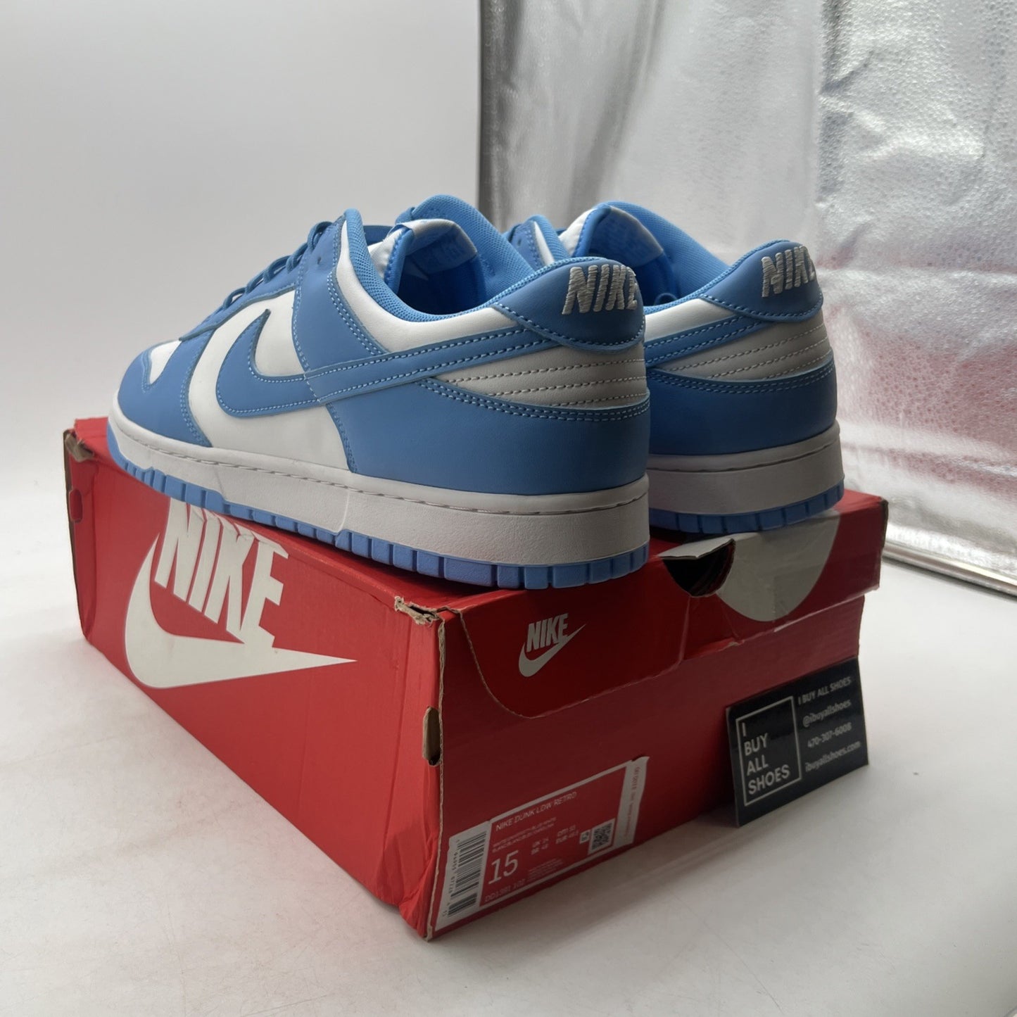 Size 15 - Nike Dunk Low University Blue (DD1391-102)