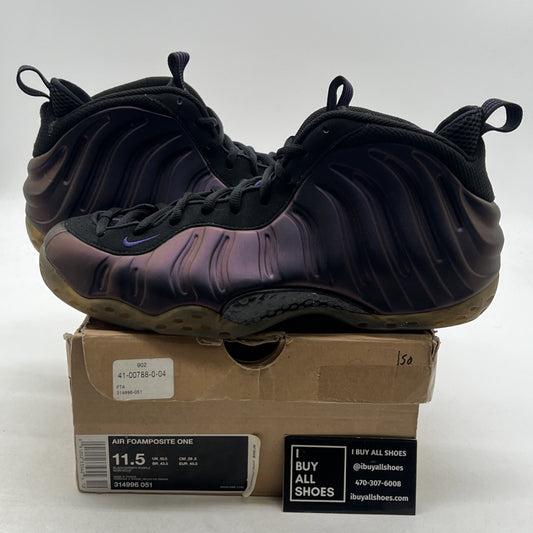 Size 11.5 - Nike Air Foamposite One 2010 Eggplant (314996-051)