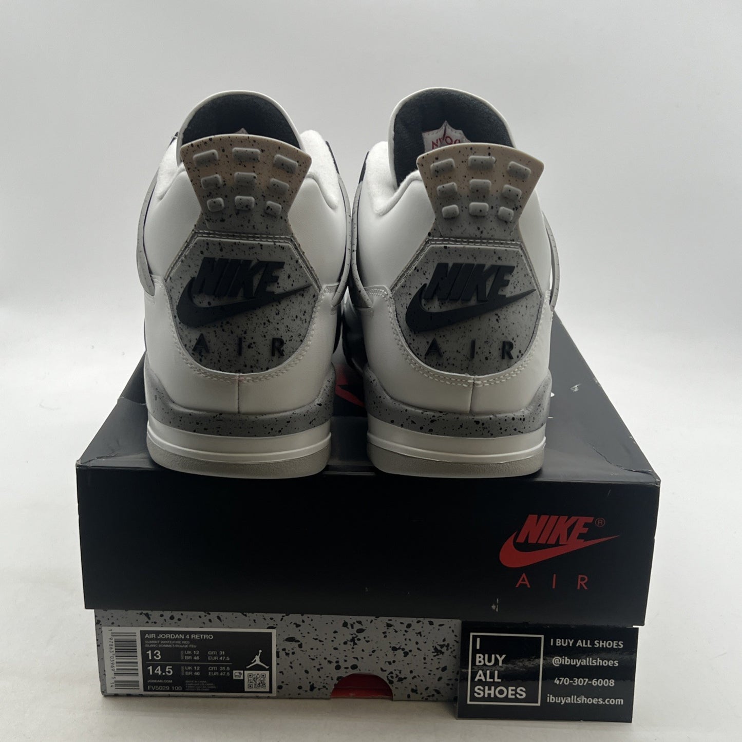 Size 13 - Air Jordan 4 Retro OG 2025 White Cement (FV5029-100)