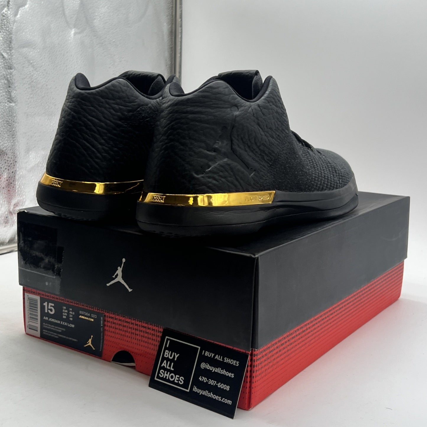 Size 15 - Air Jordan 31 Low Black (897564-023)