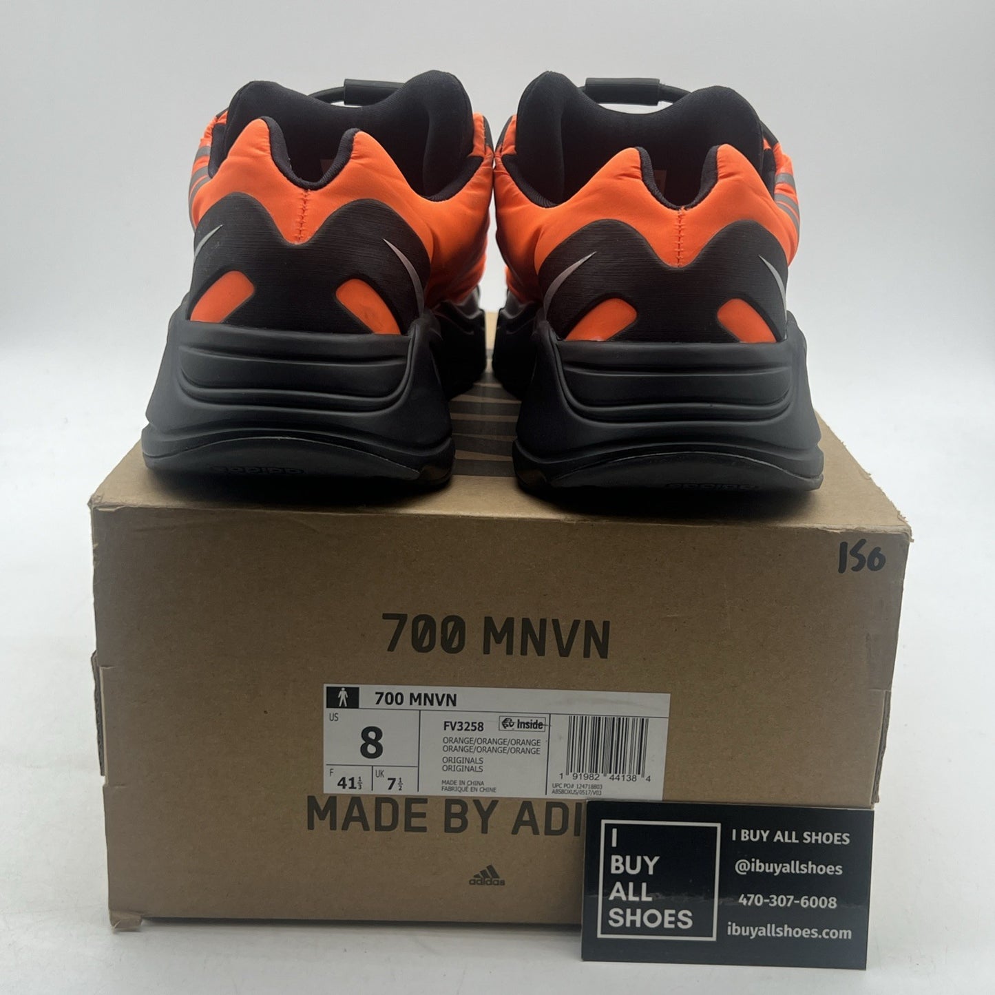 Size 8 - adidas Yeezy Boost 700 MNVN Orange (FV3258)