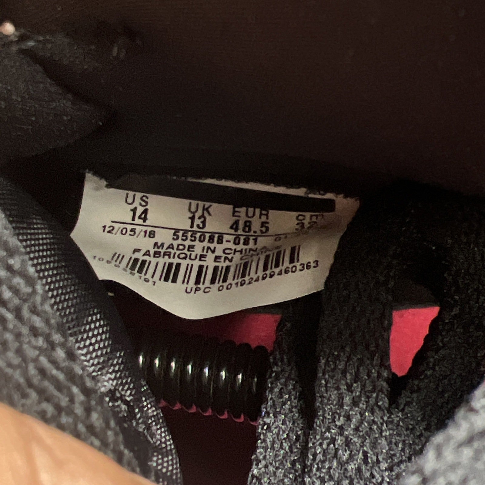 Size 14 - Air Jordan 1 Retro OG High Crimson Tint (555088-081)