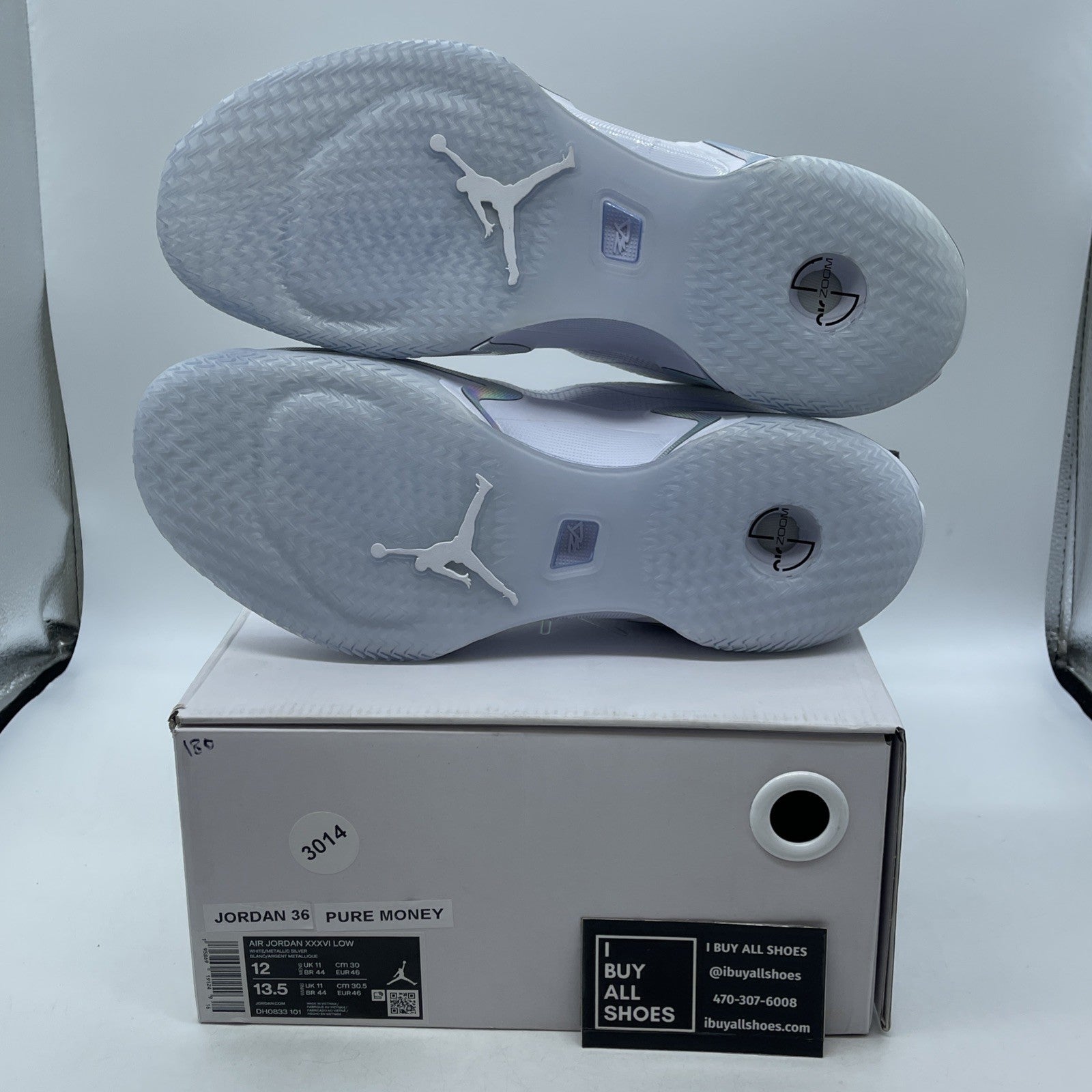 Size 12 - Air Jordan 36 Low Pure Money (DH0833-101)