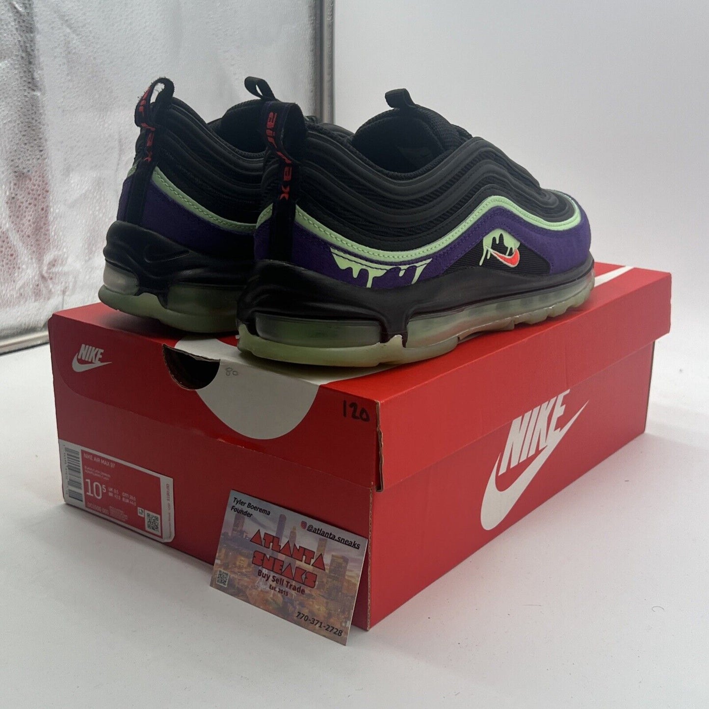 Size 10.5 - Nike Air Max 97 Halloween Slime (DC1500-001)