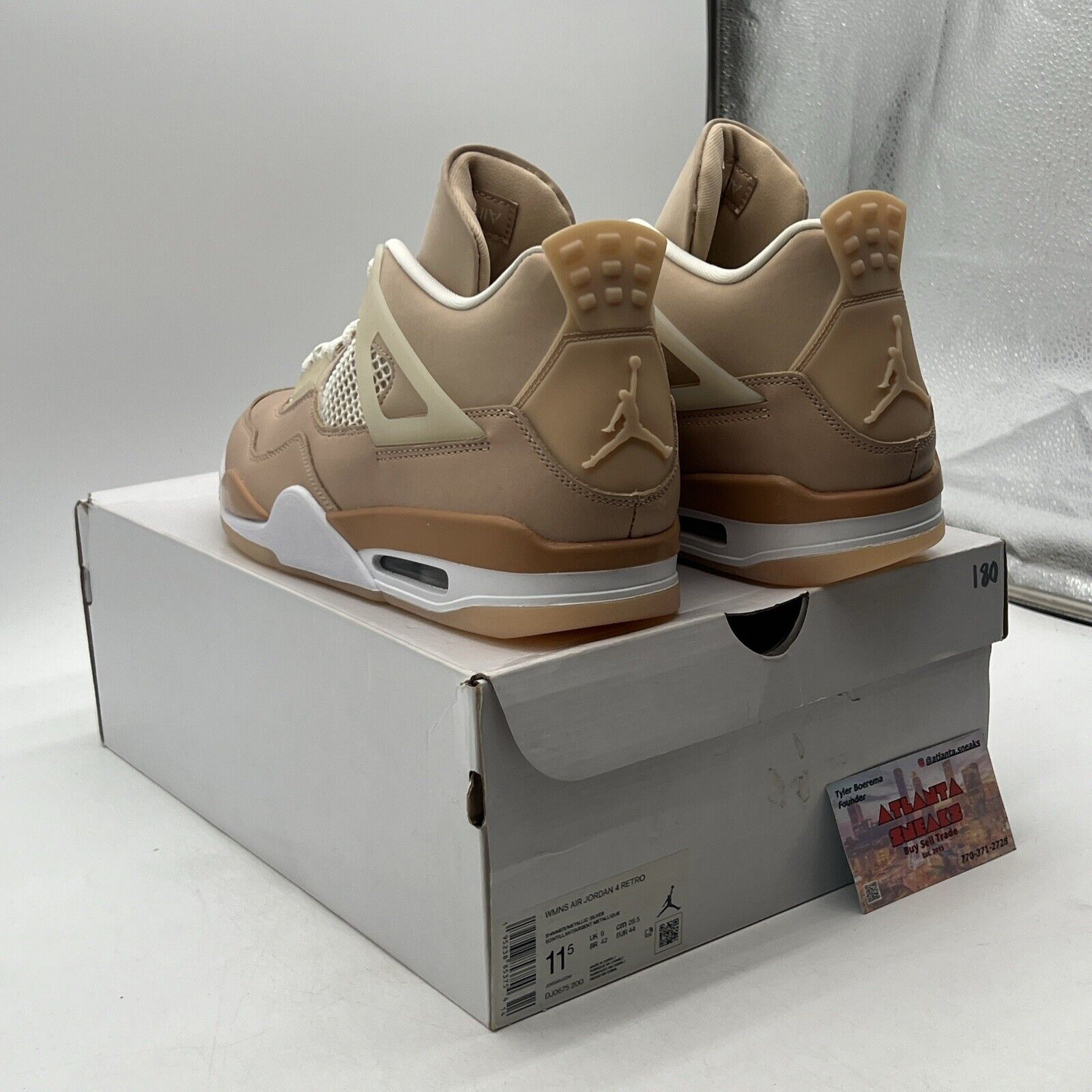 Size 11.5 - Air Jordan 4 Retro Shimmer W White (DJ0675-200)